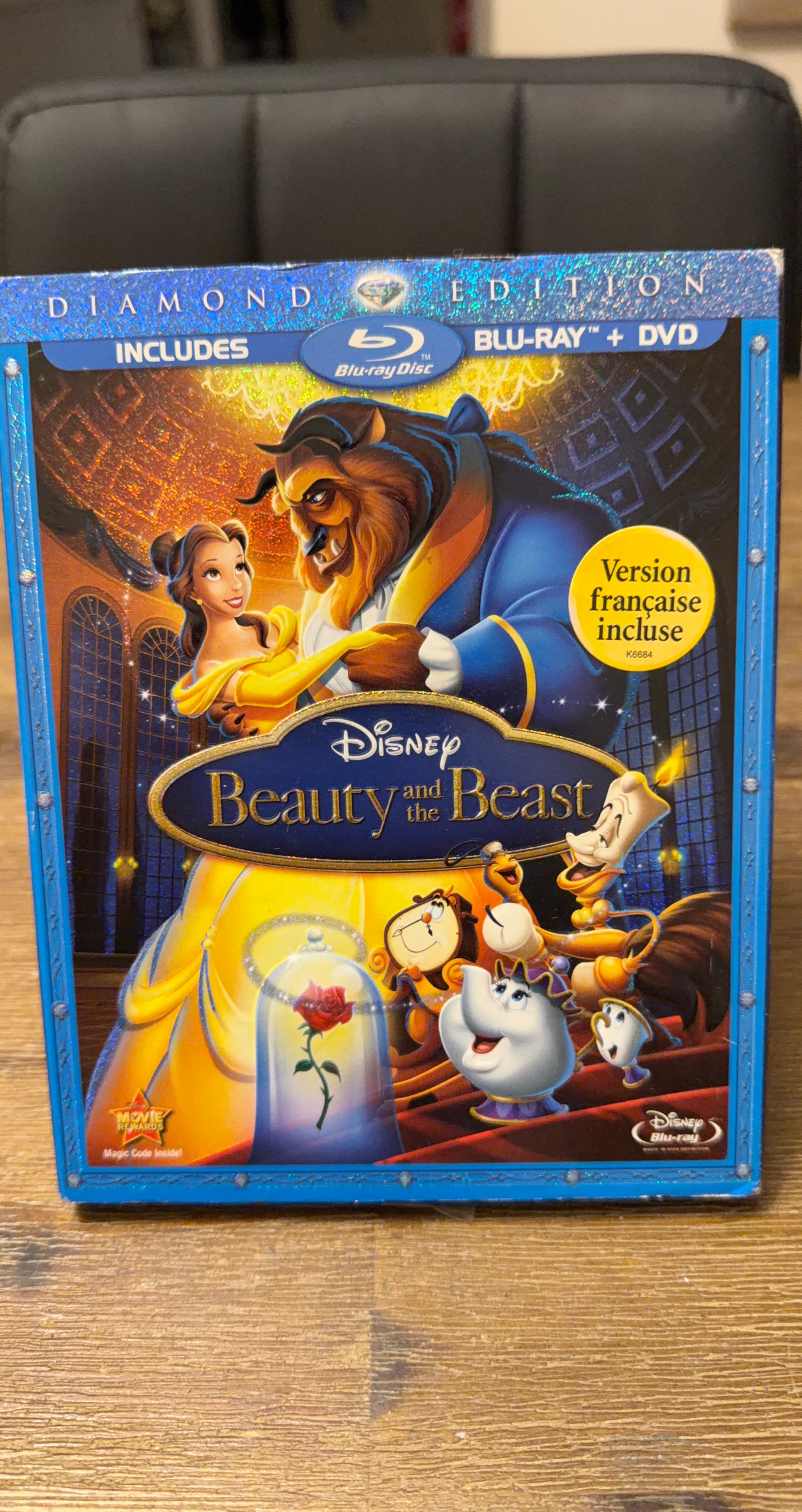 Disney Beauty and the Beast Diamond Edition Blu-ray + DVD