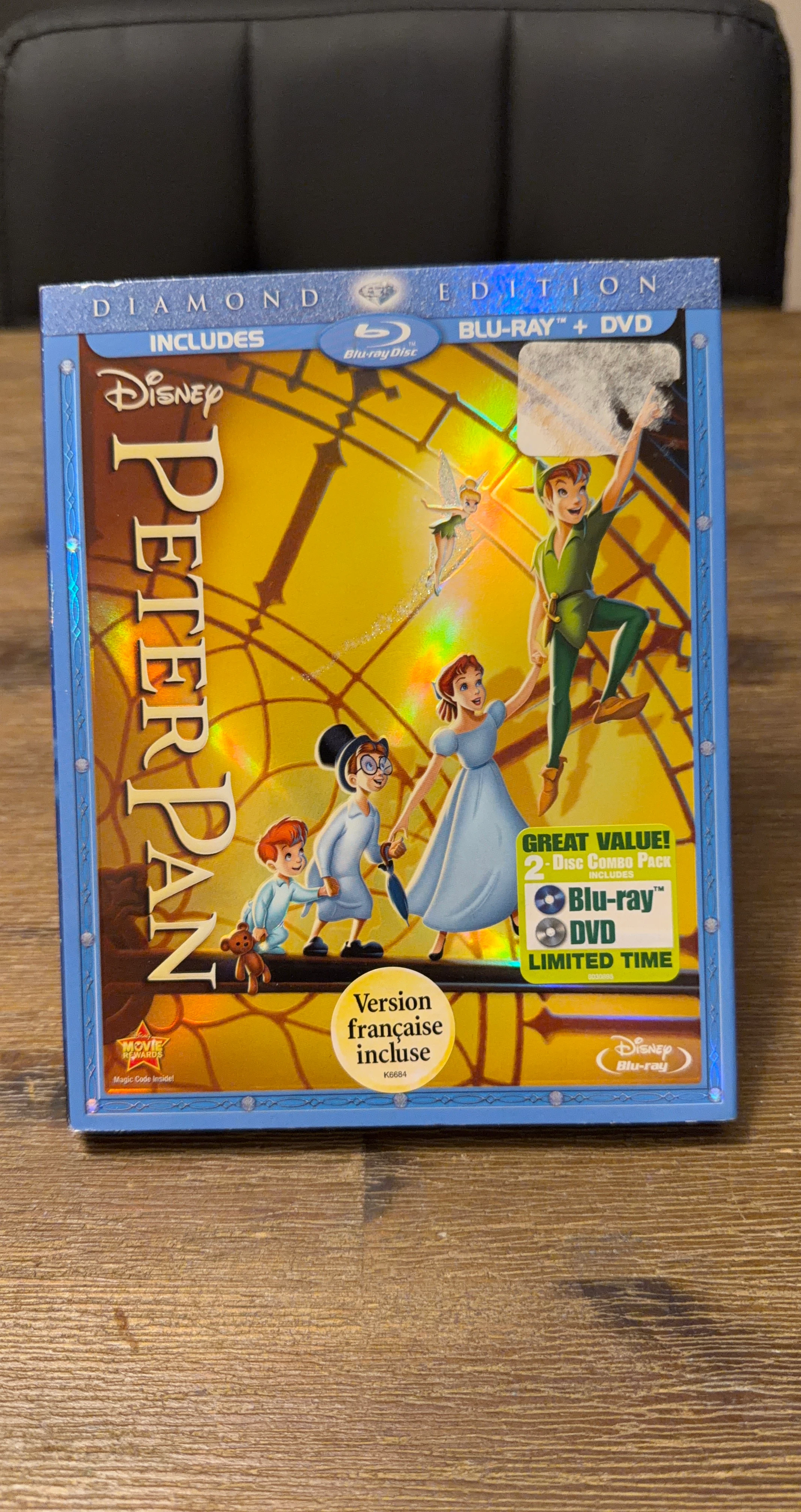 Disney Peter Pan Diamond Edition Blu-ray + DVD