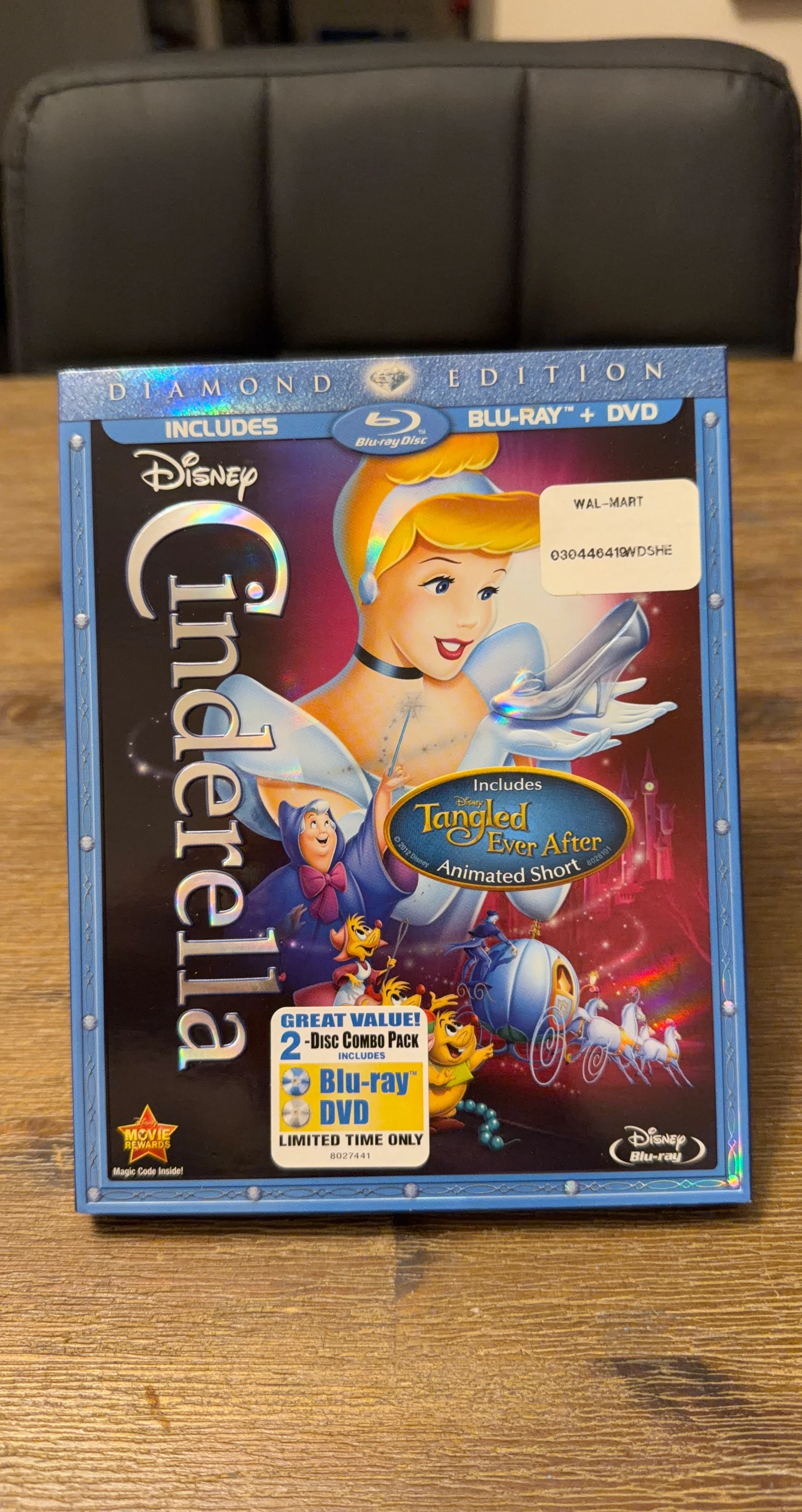 Disney Cinderella Diamond Edition Blu-ray + DVD Combo Pack