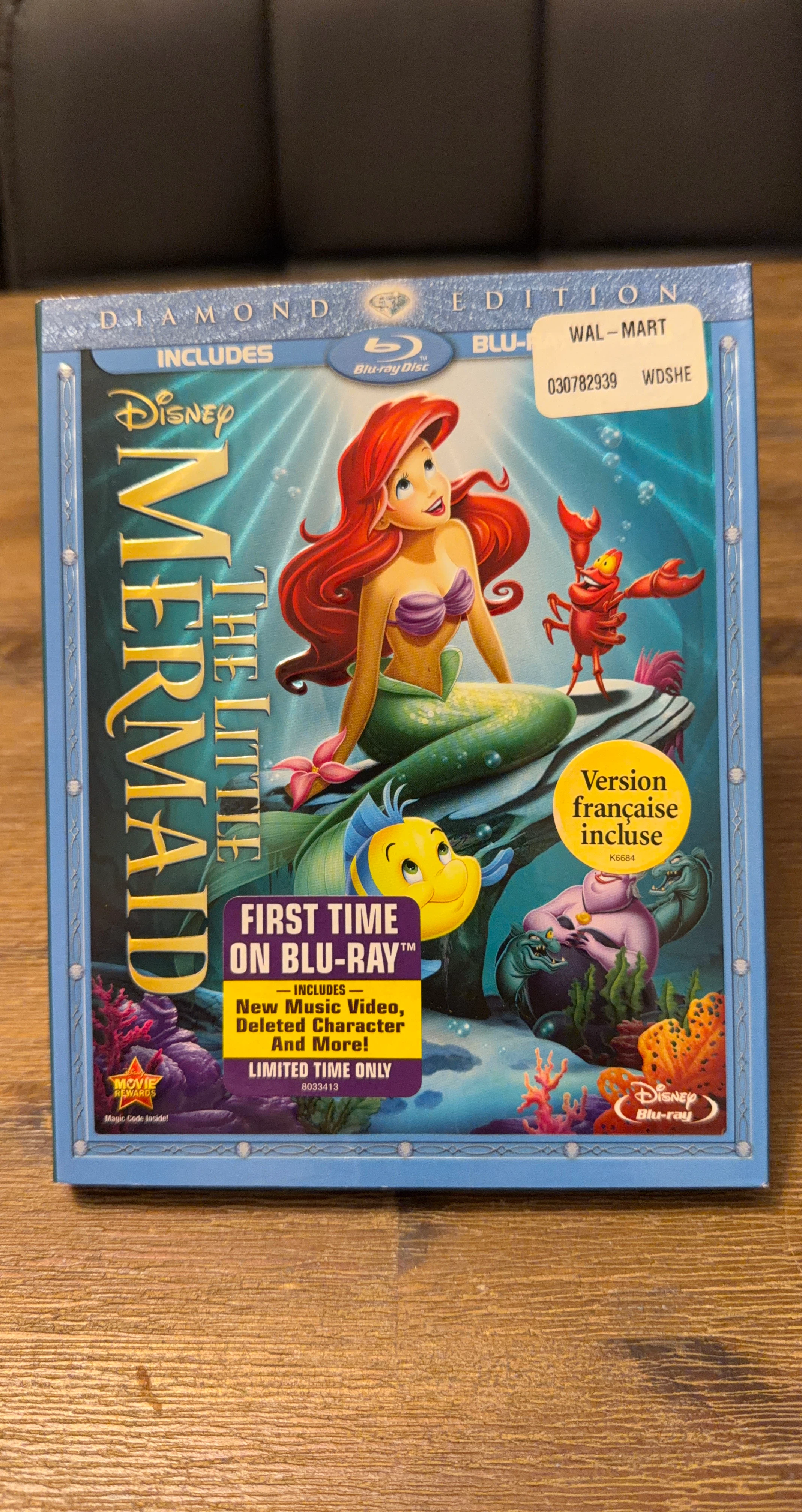 Disney The Little Mermaid Diamond Edition Blu-ray
