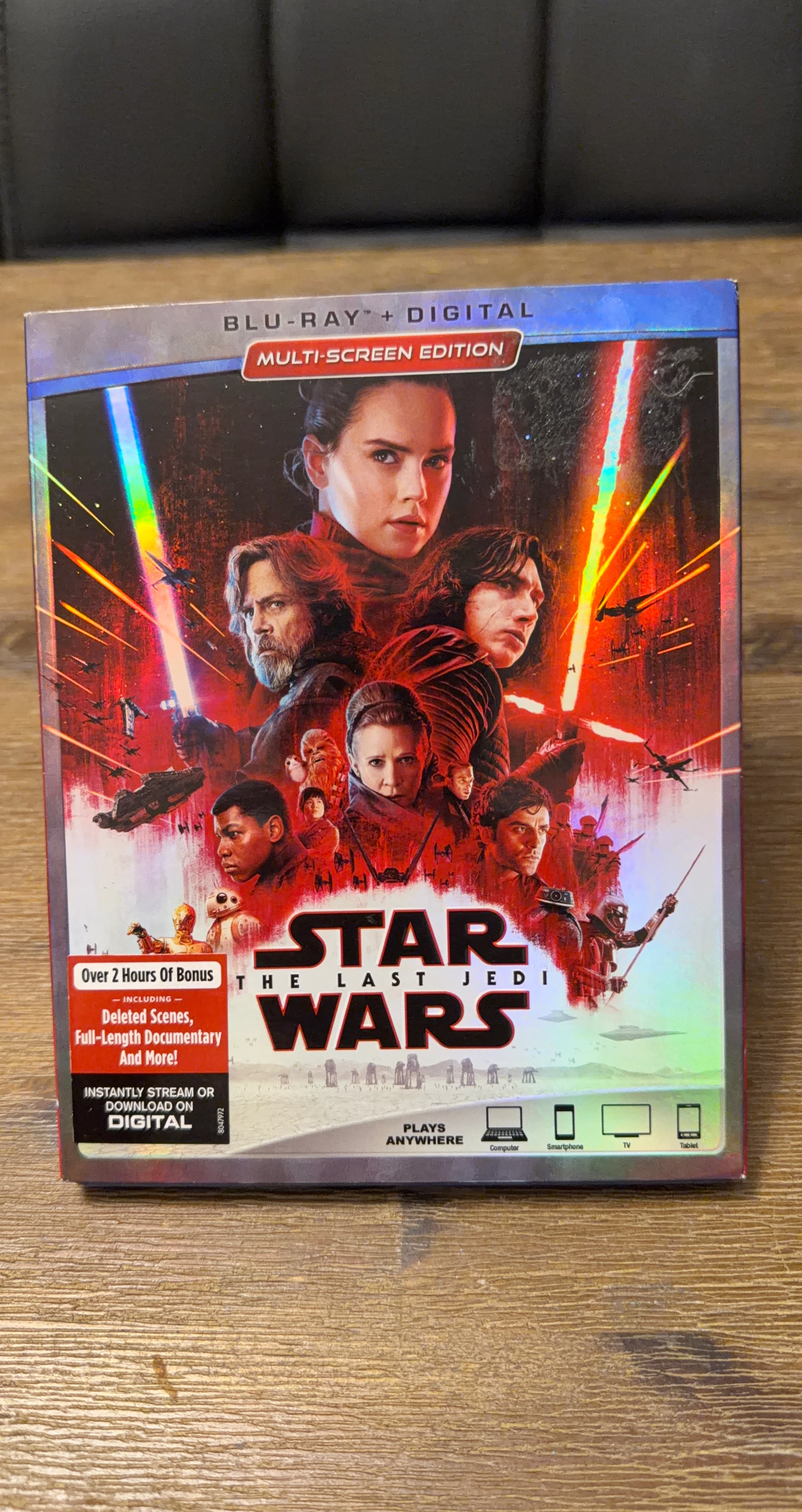 Star Wars: The Last Jedi Blu-Ray + Digital Multi-Screen Edition