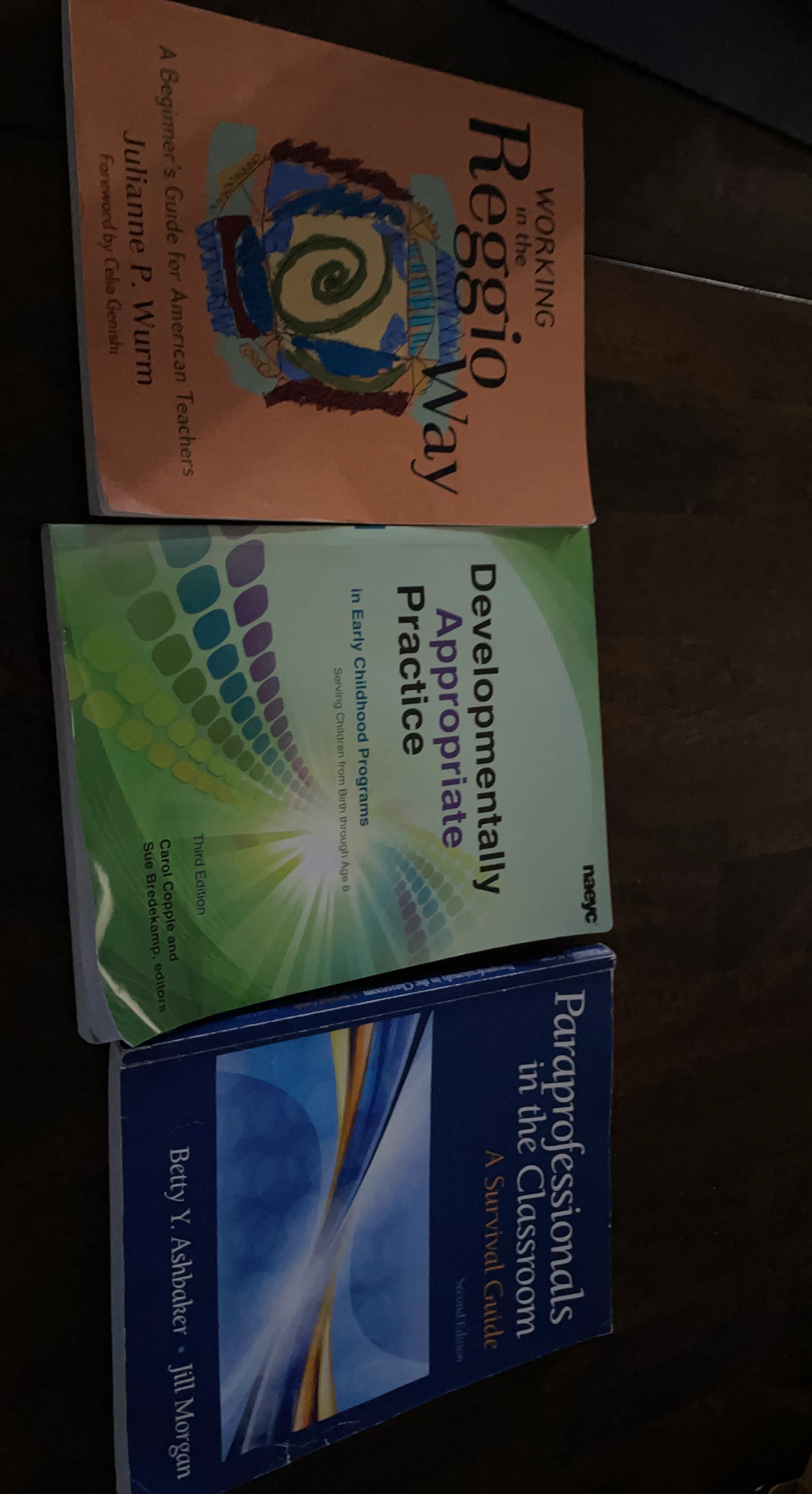 Lot of 3 Early Childhood Education Books