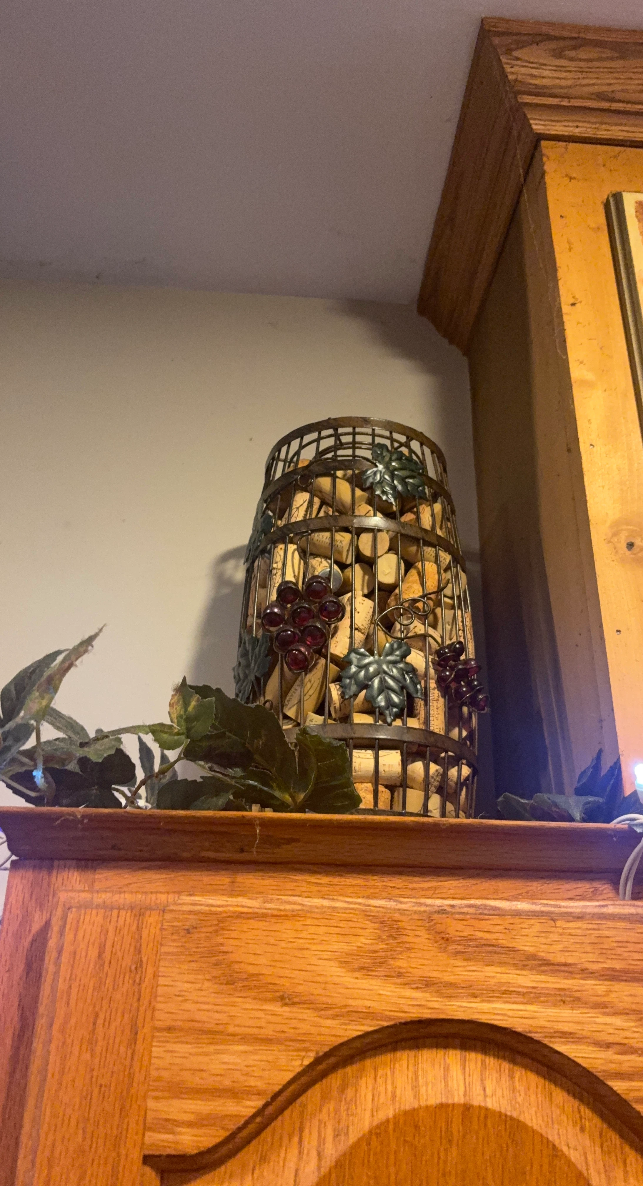 Wine Cork Holder Barrel Decor