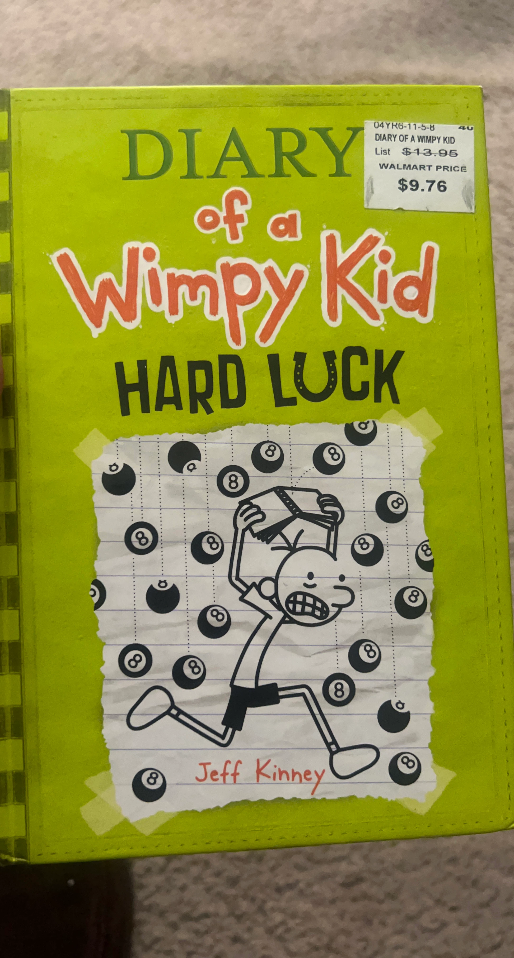 Diary of a Wimpy Kid: Hard Luck by Jeff Kinney