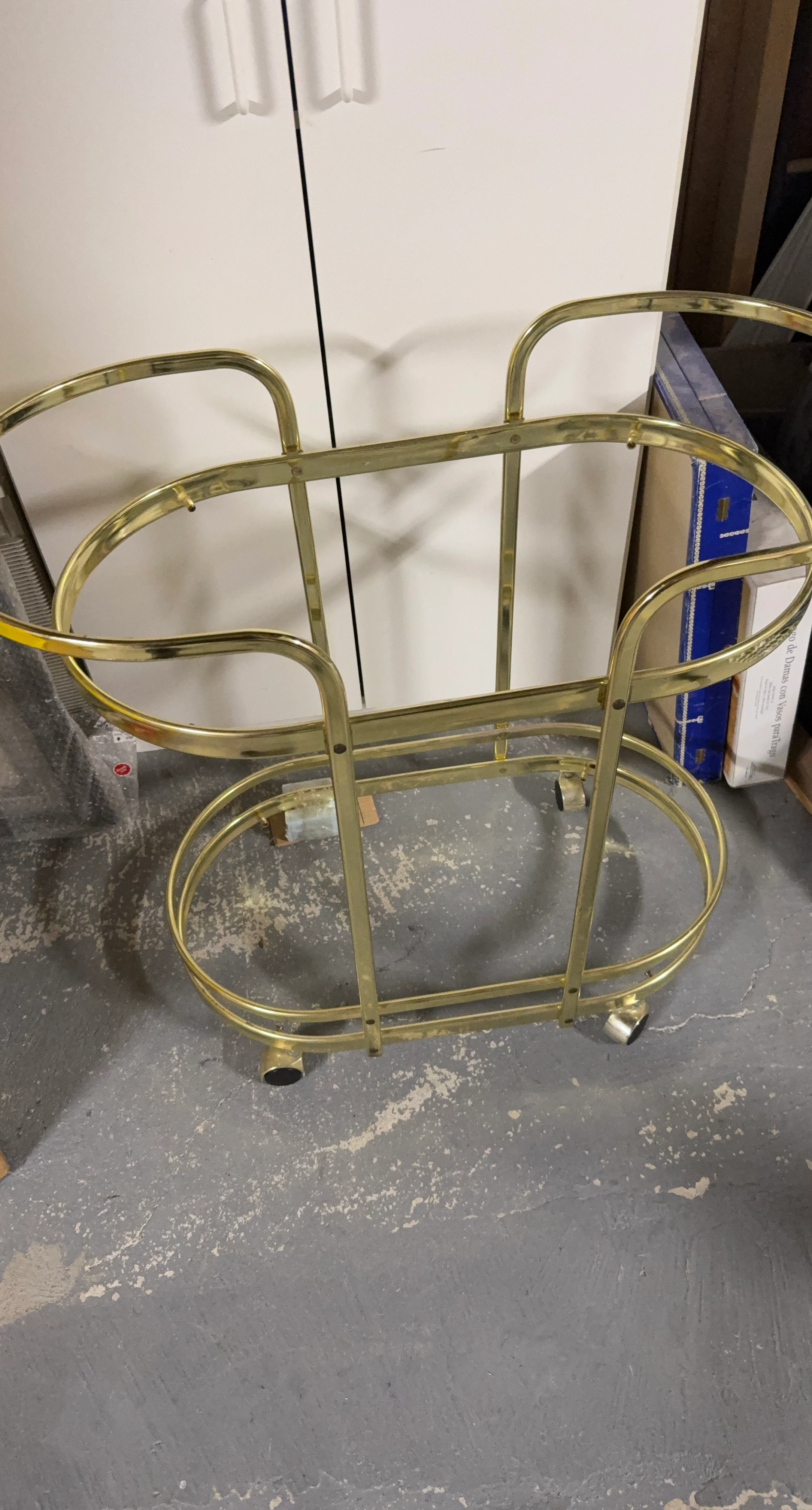 Brass Bar Cart