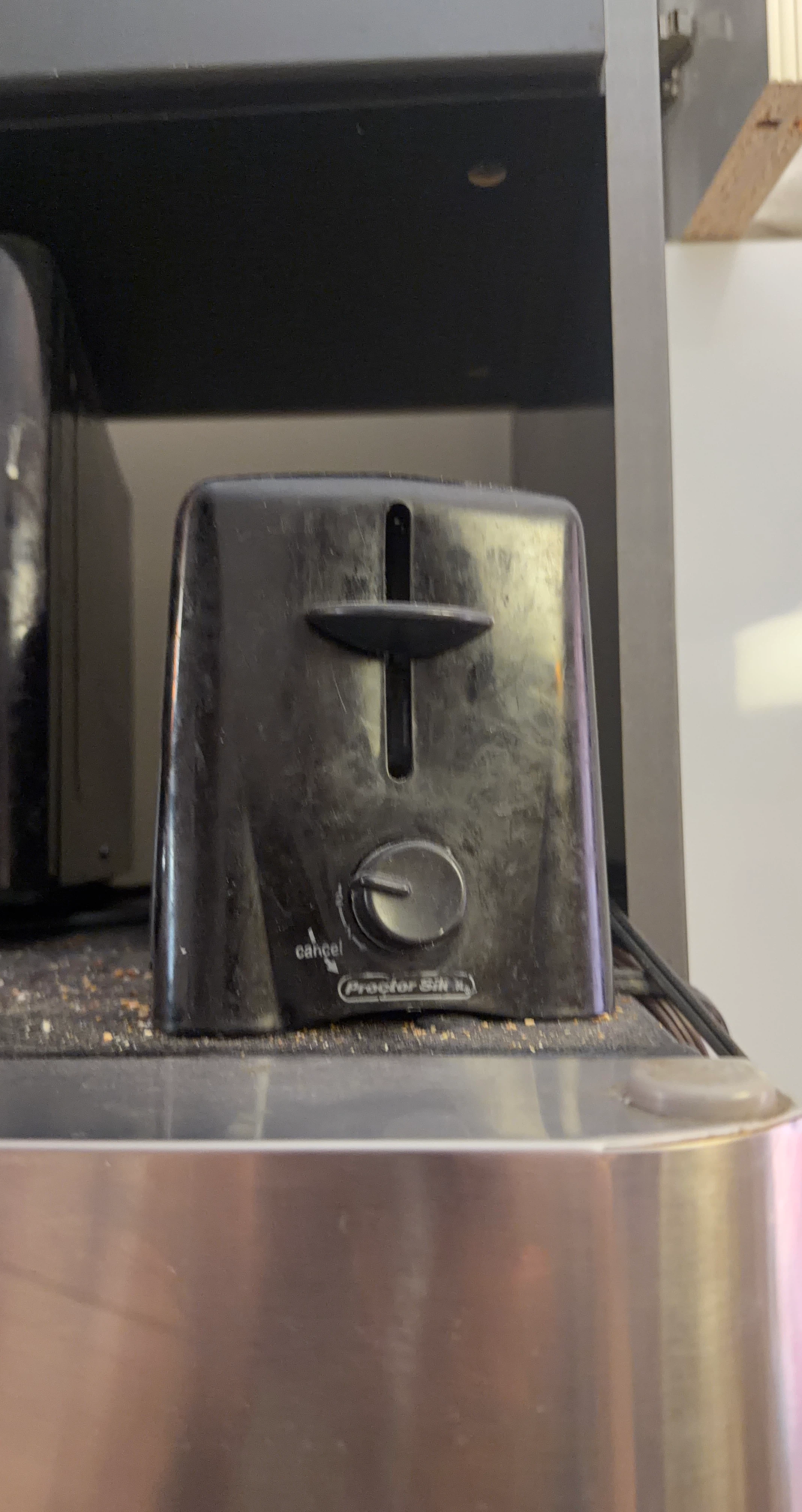 Proctor Silex Black 2-Slice Toaster