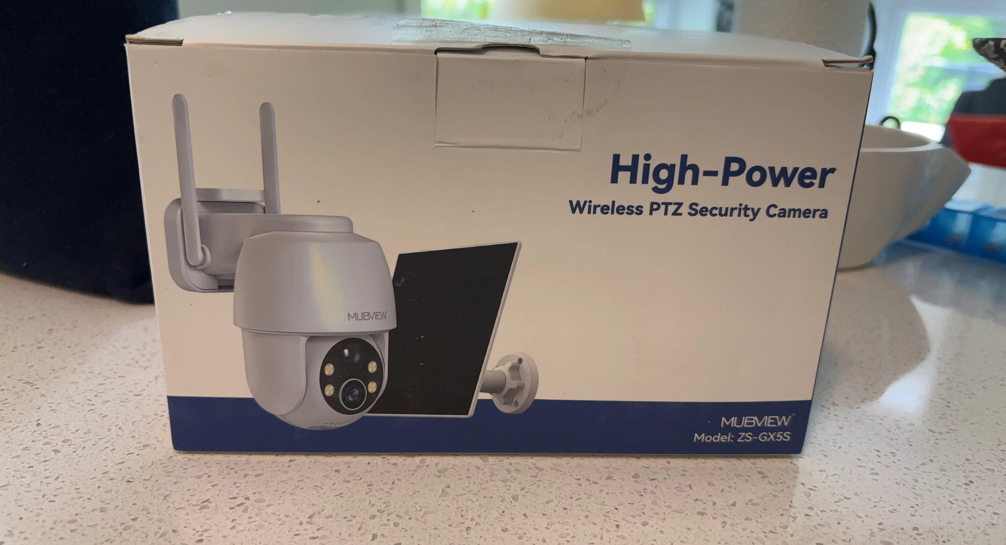 MUBVIEW High-Power Wireless PTZ Security Camera ZS-GX5S
