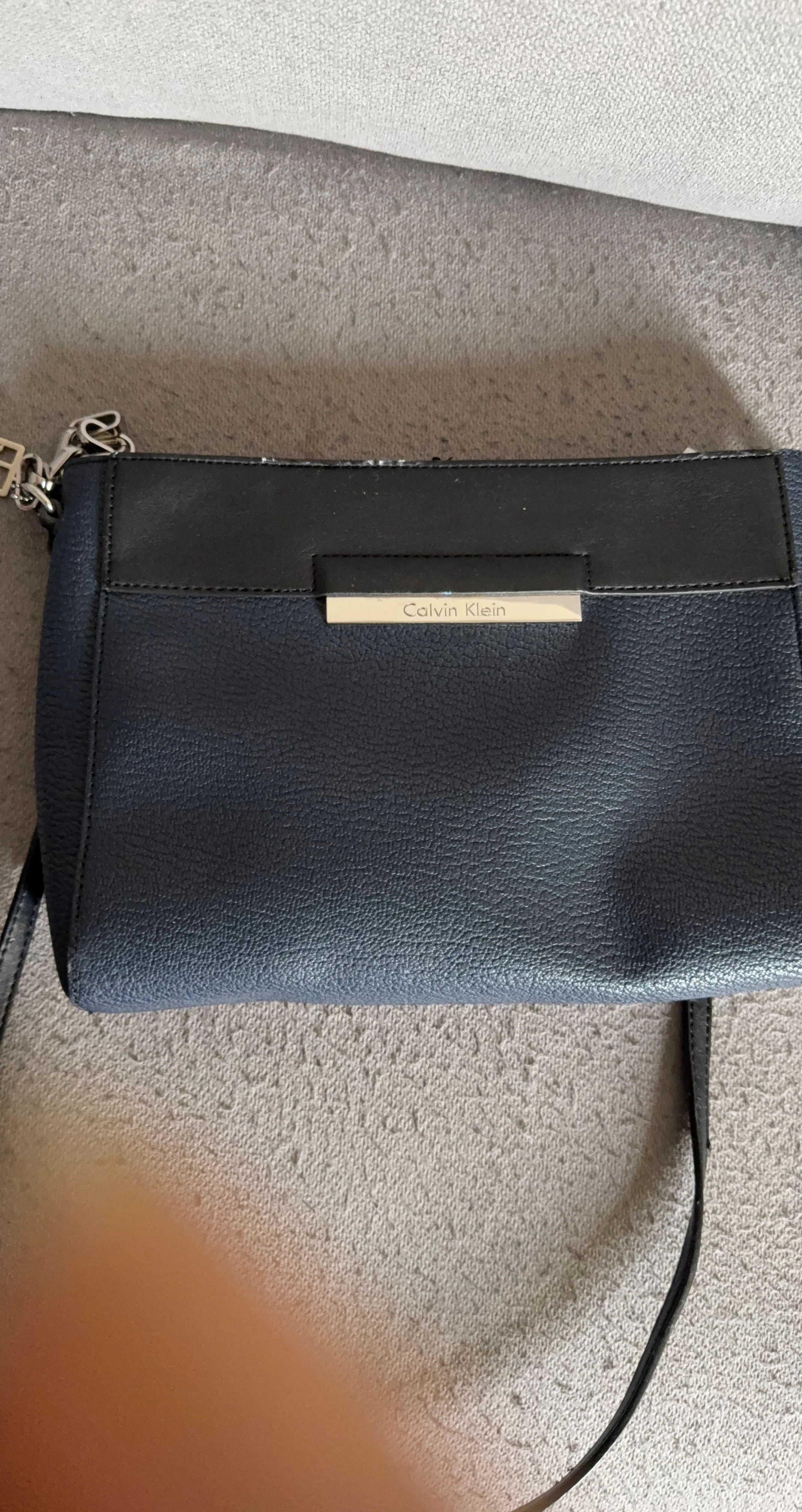 Calvin Klein Navy Blue Crossbody Purse