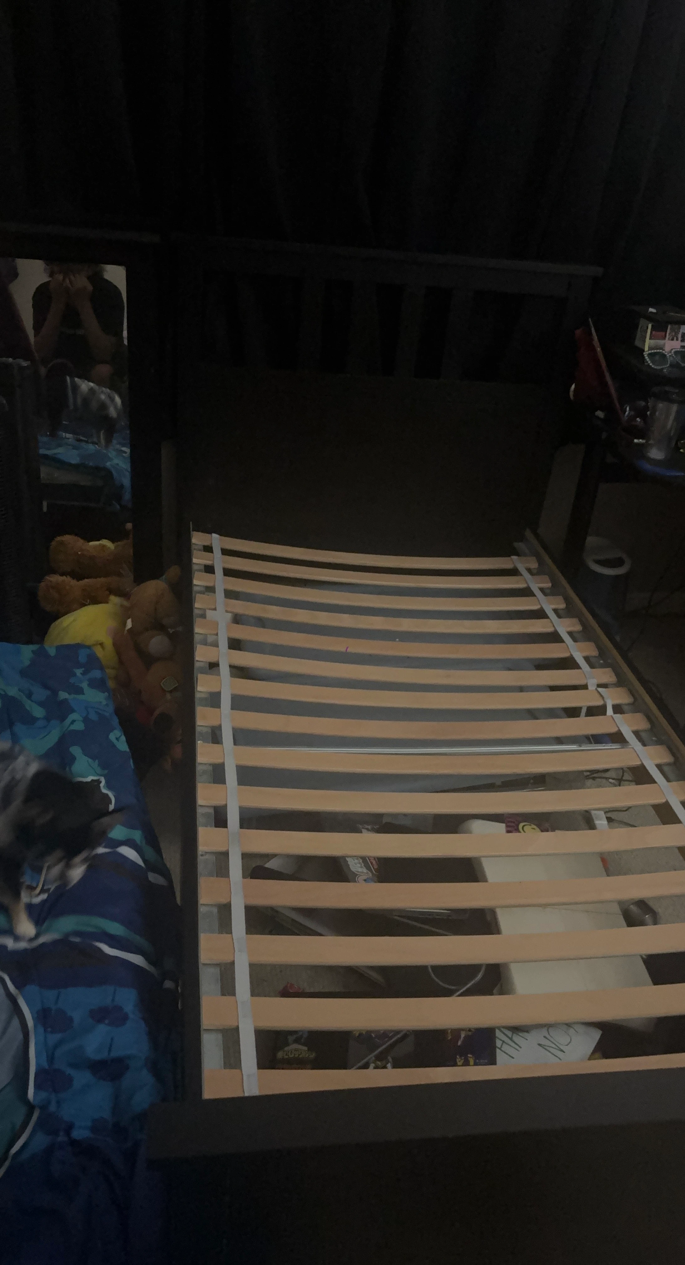 Black Wooden Bed Frame