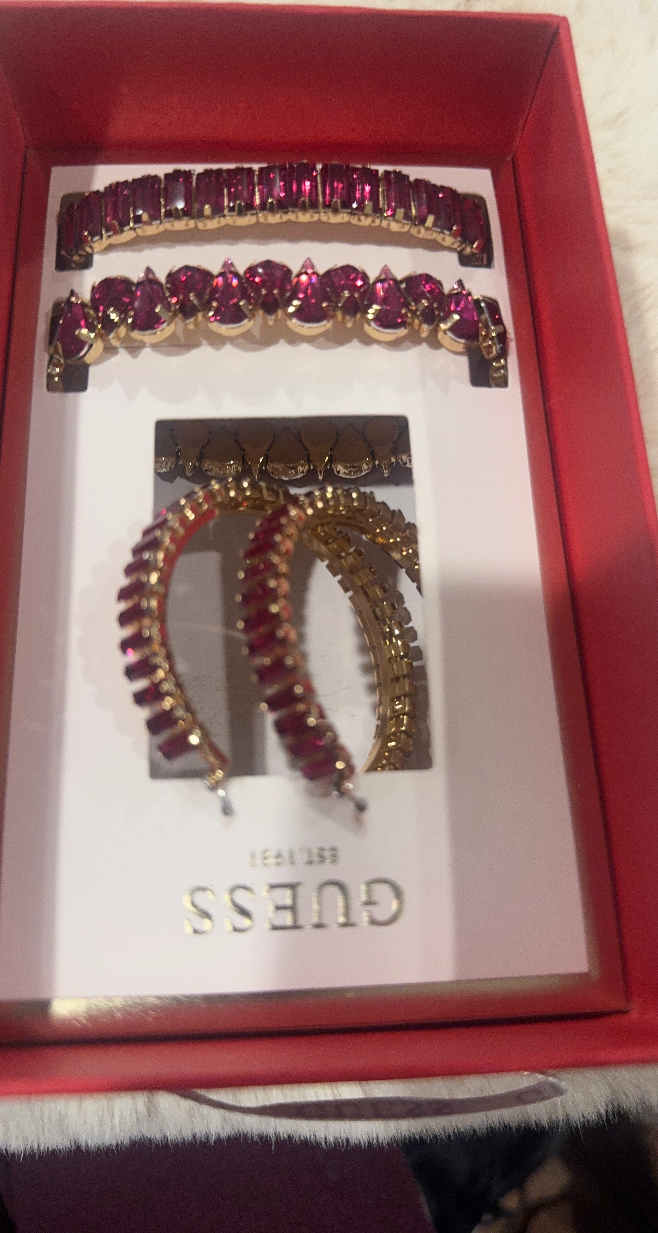 Guess Jewelry Set - Bracelets and Earrings
