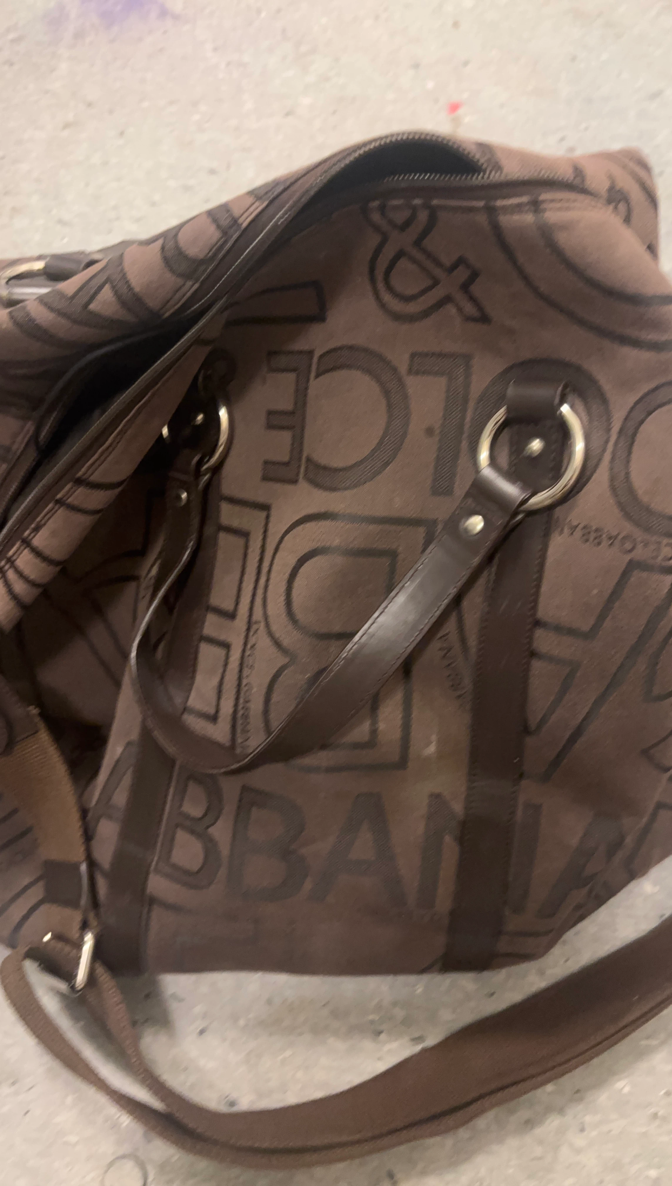 Dolce & Gabbana Monogram Duffel Bag