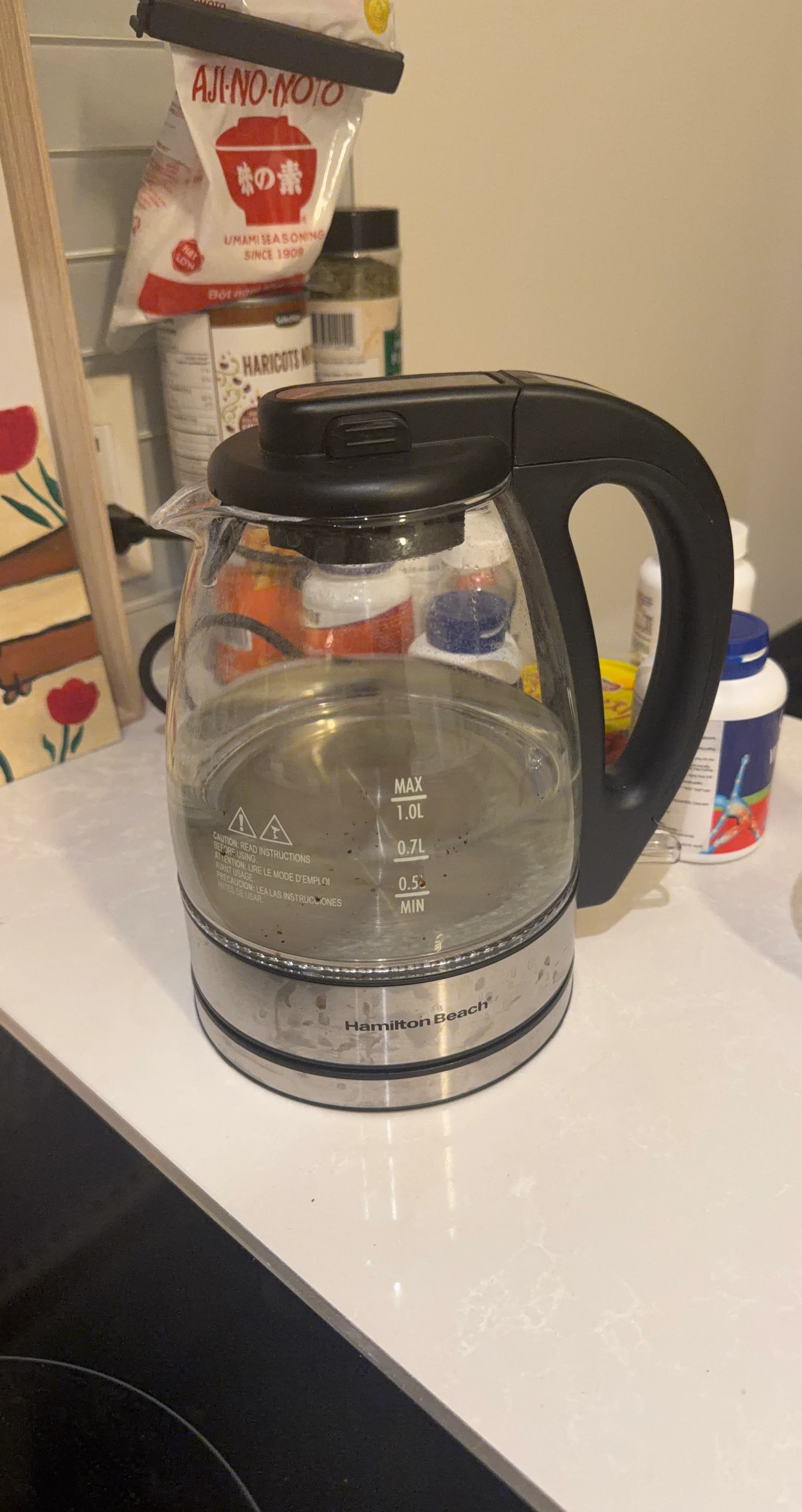 Hamilton Beach 1L Glass Electric Kettle | 1500W Fast Boil - photo 3
