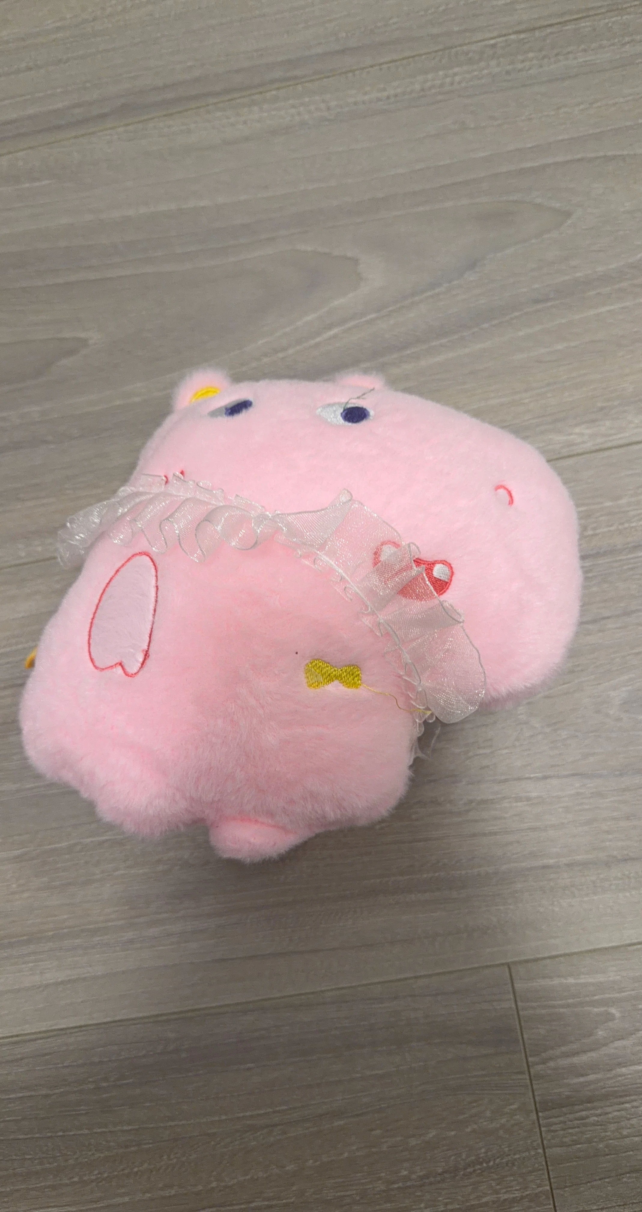 Pink Hippo Plush Toy