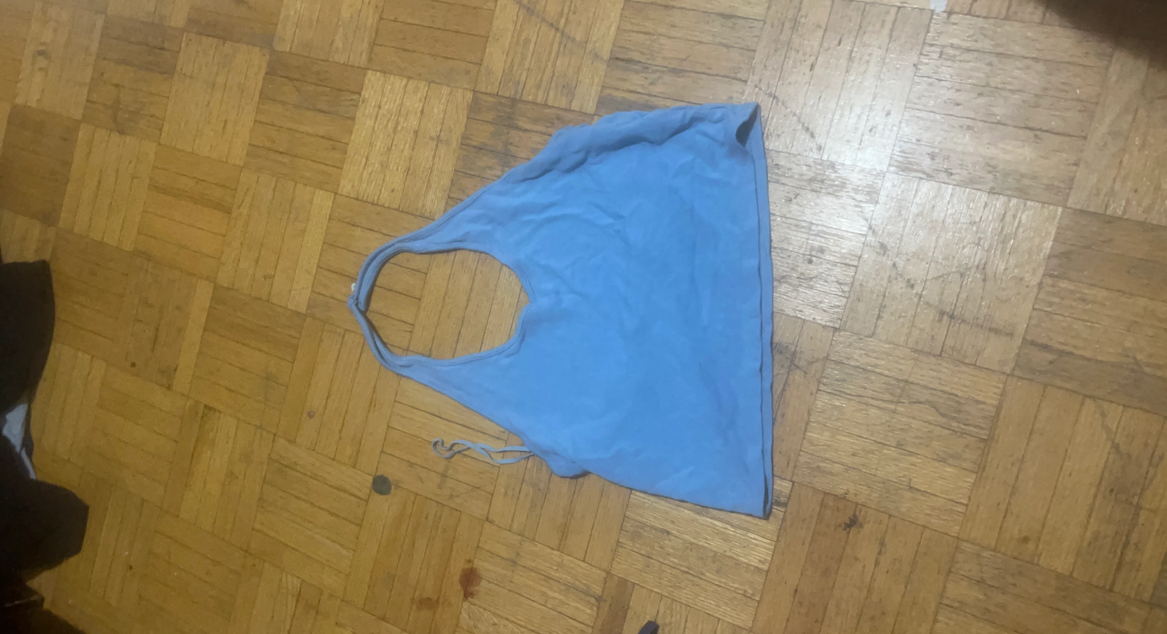 Garage Blue Halter Top Size S/P