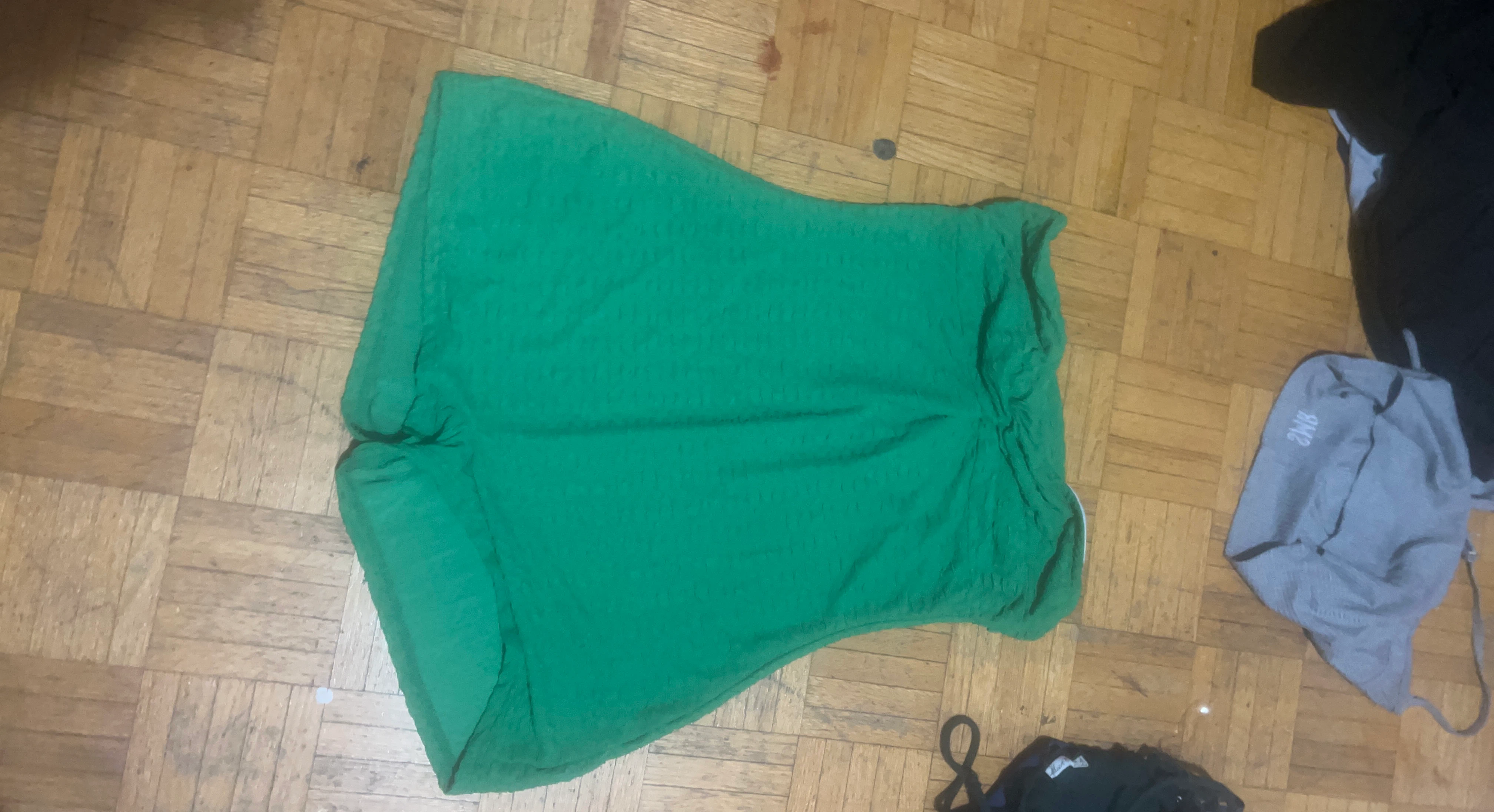 Bright Green Textured one piece