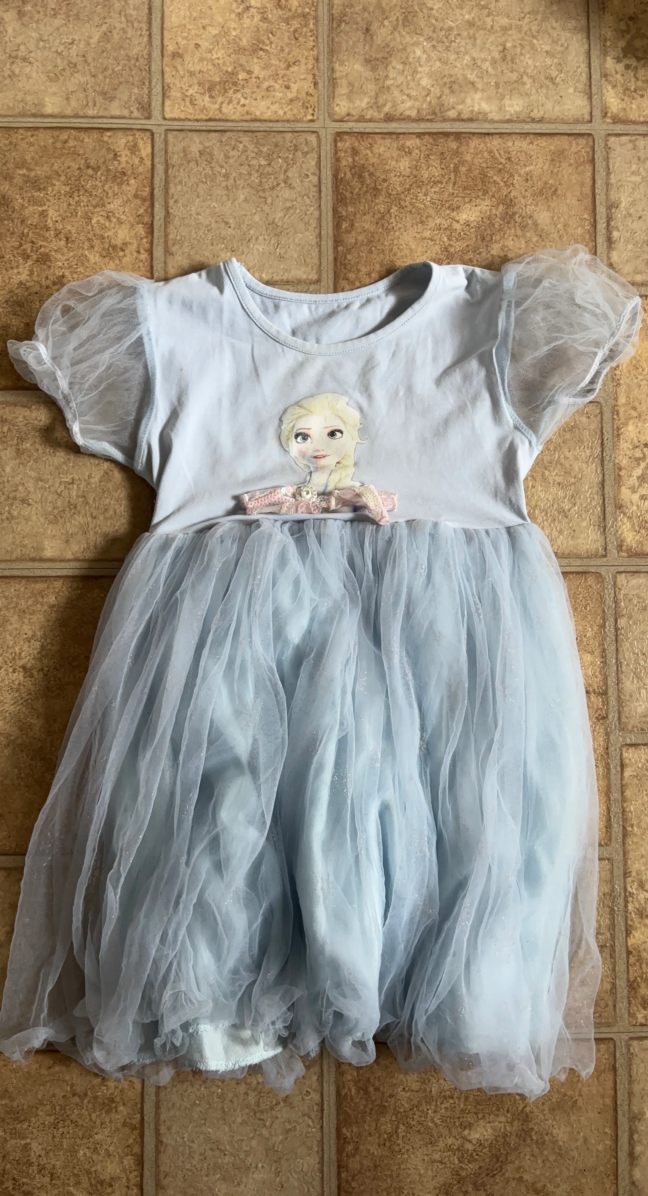 Kids Elsa Frozen Dress