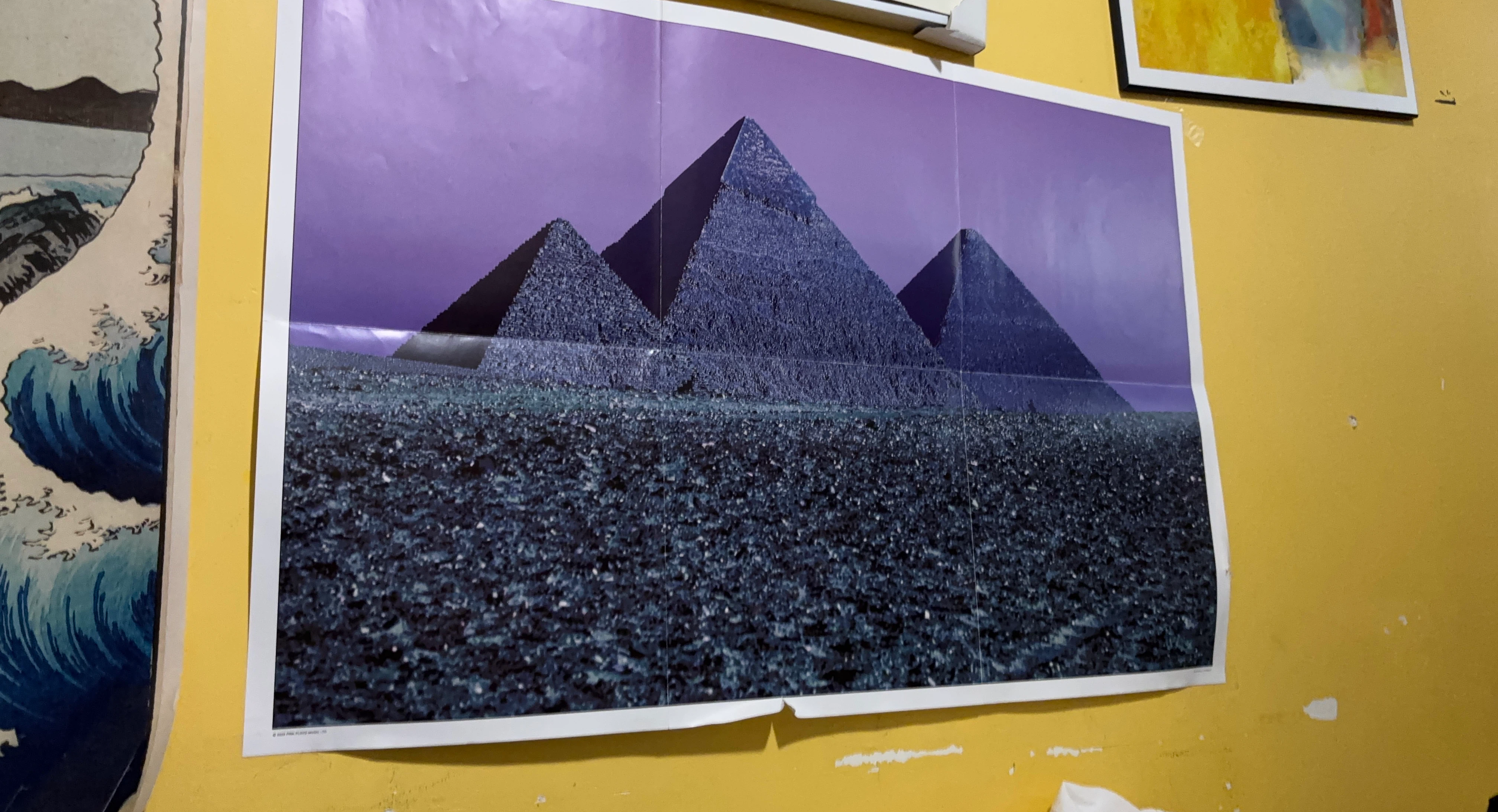 Poster print of Egyptian pyramids