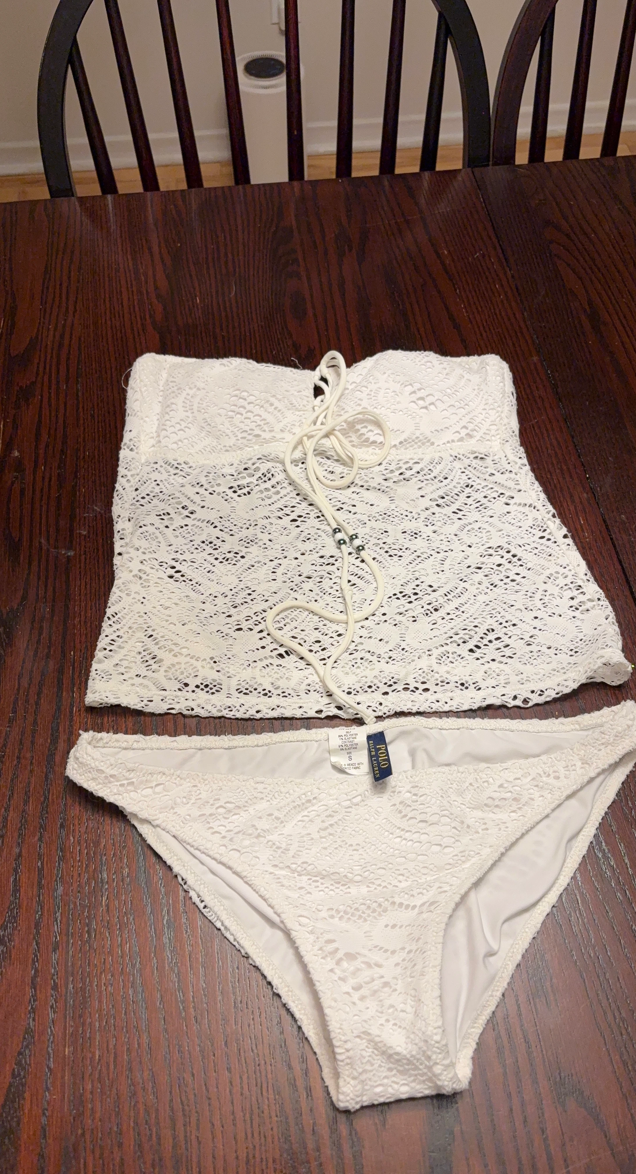White Crochet Bikini - Polo Ralph Lauren  two piece
