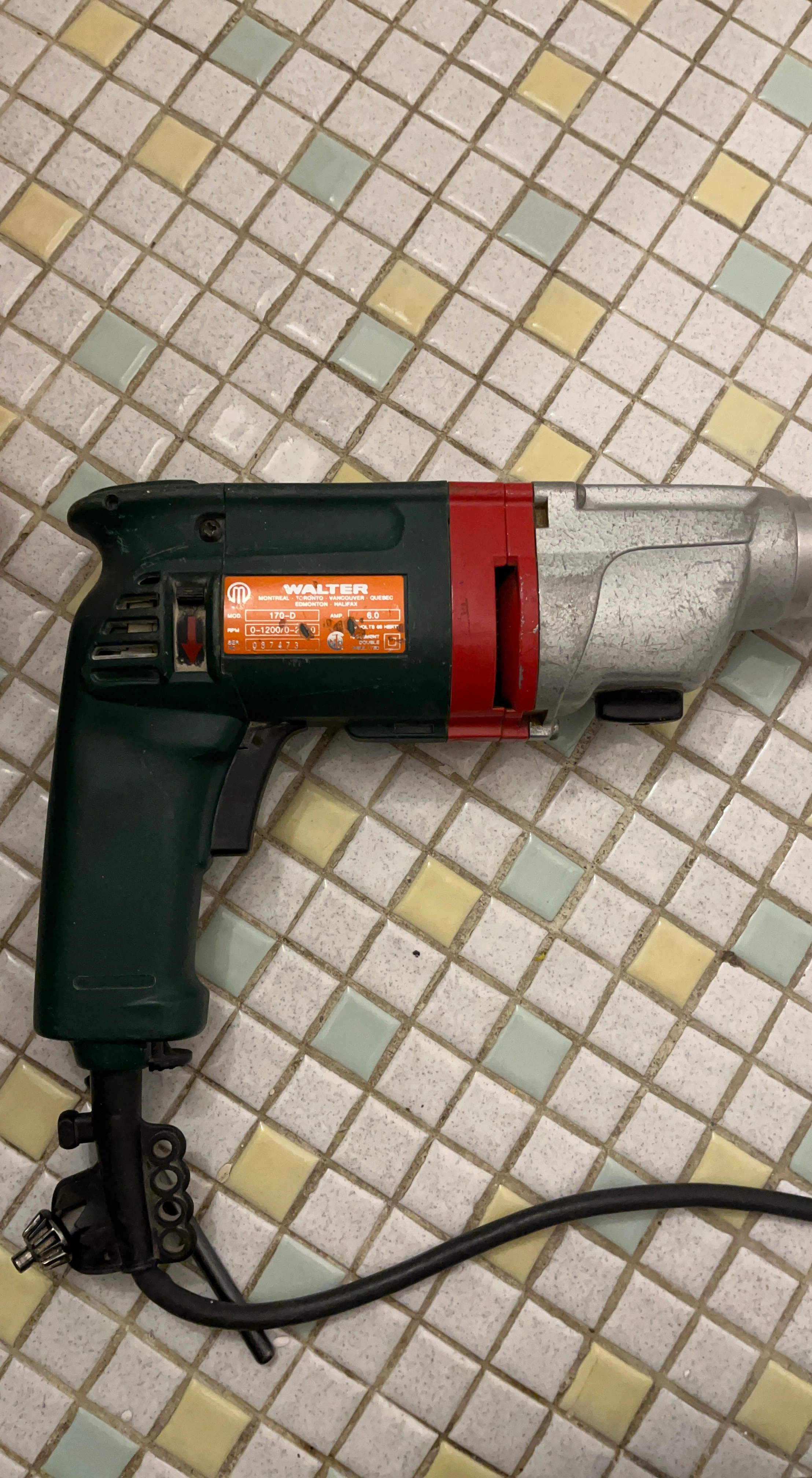 WALTER 170-D Drill