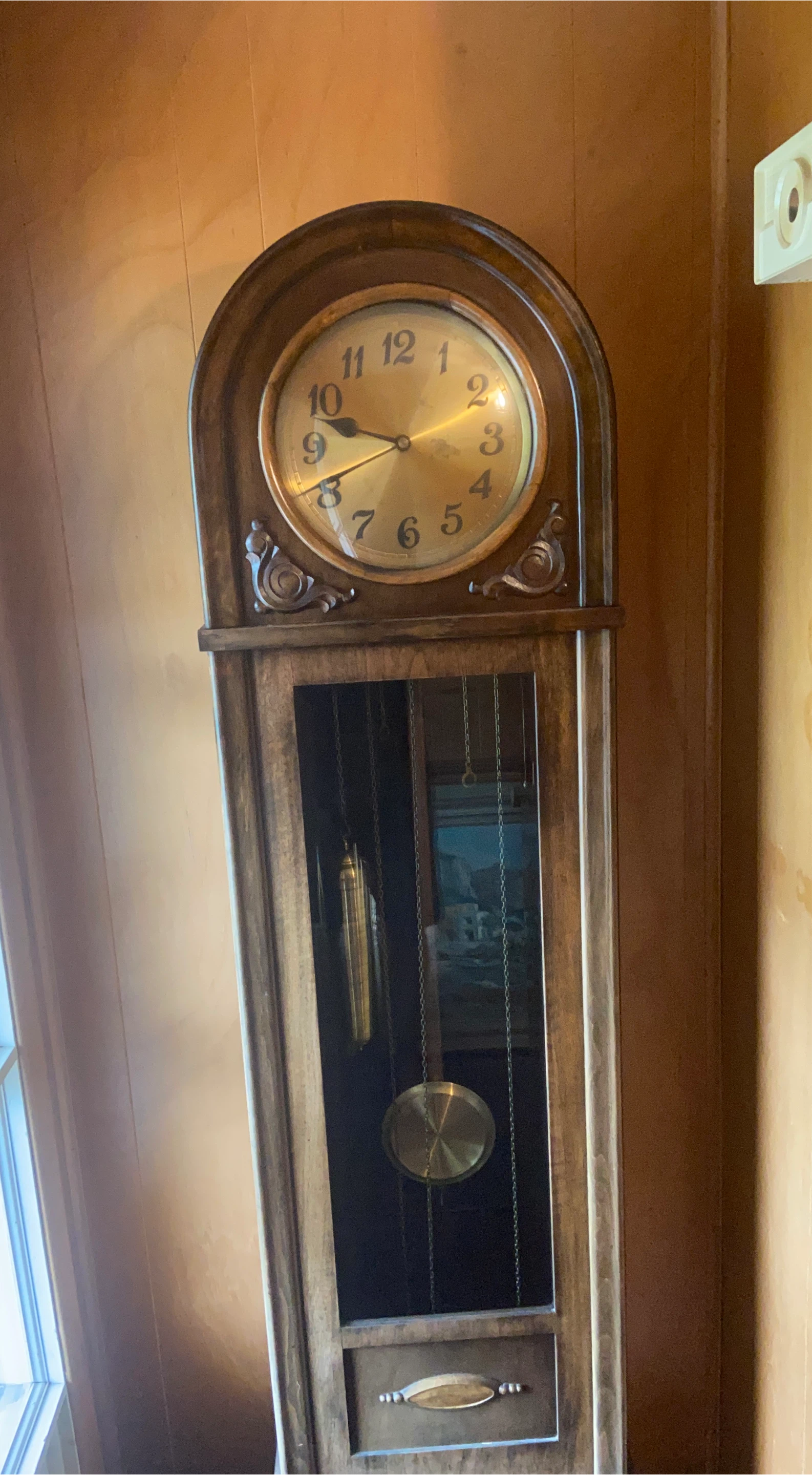 Wooden Grandfather Clock