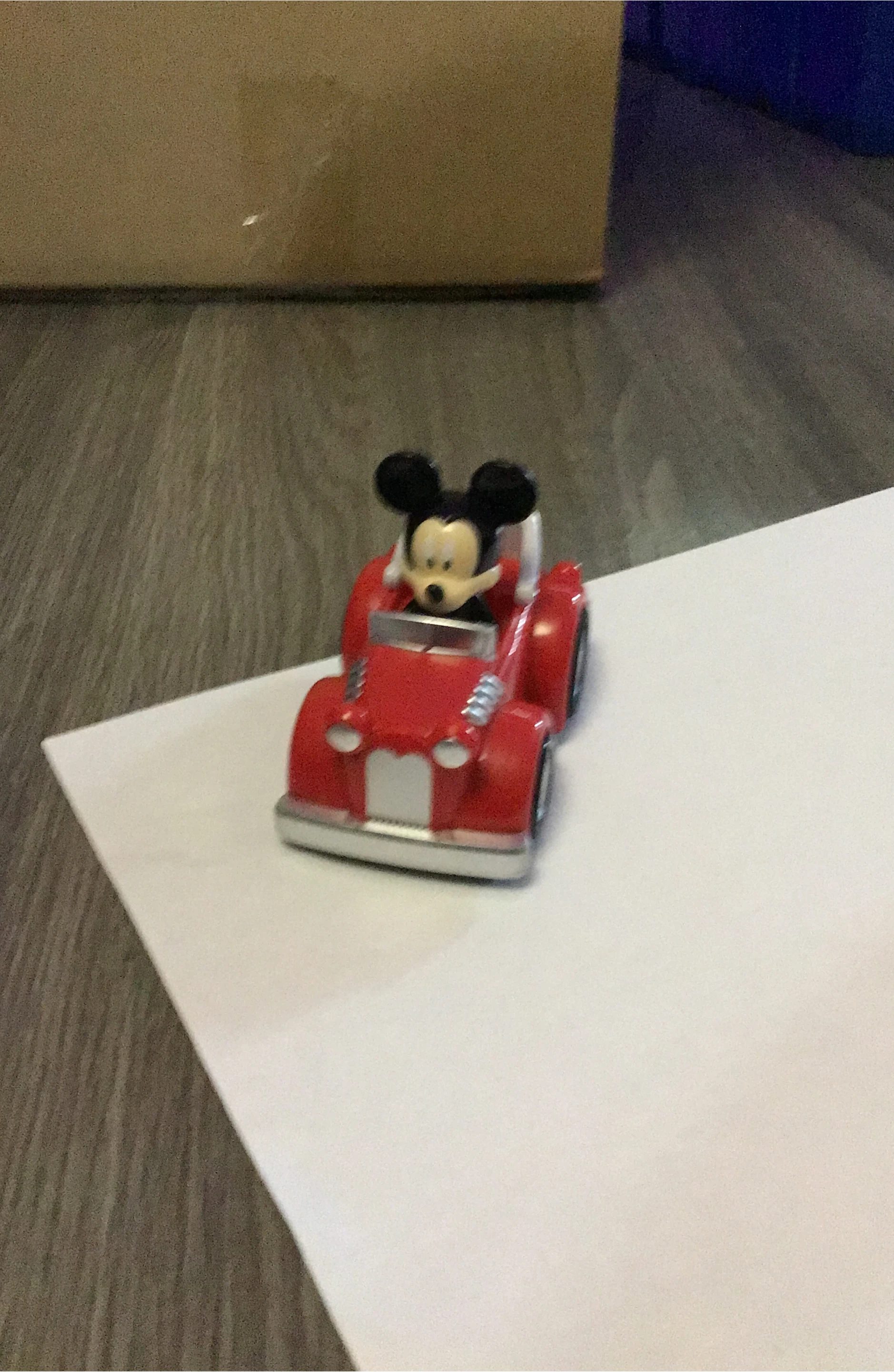 Disney Mickey Mouse Red Toy Car
