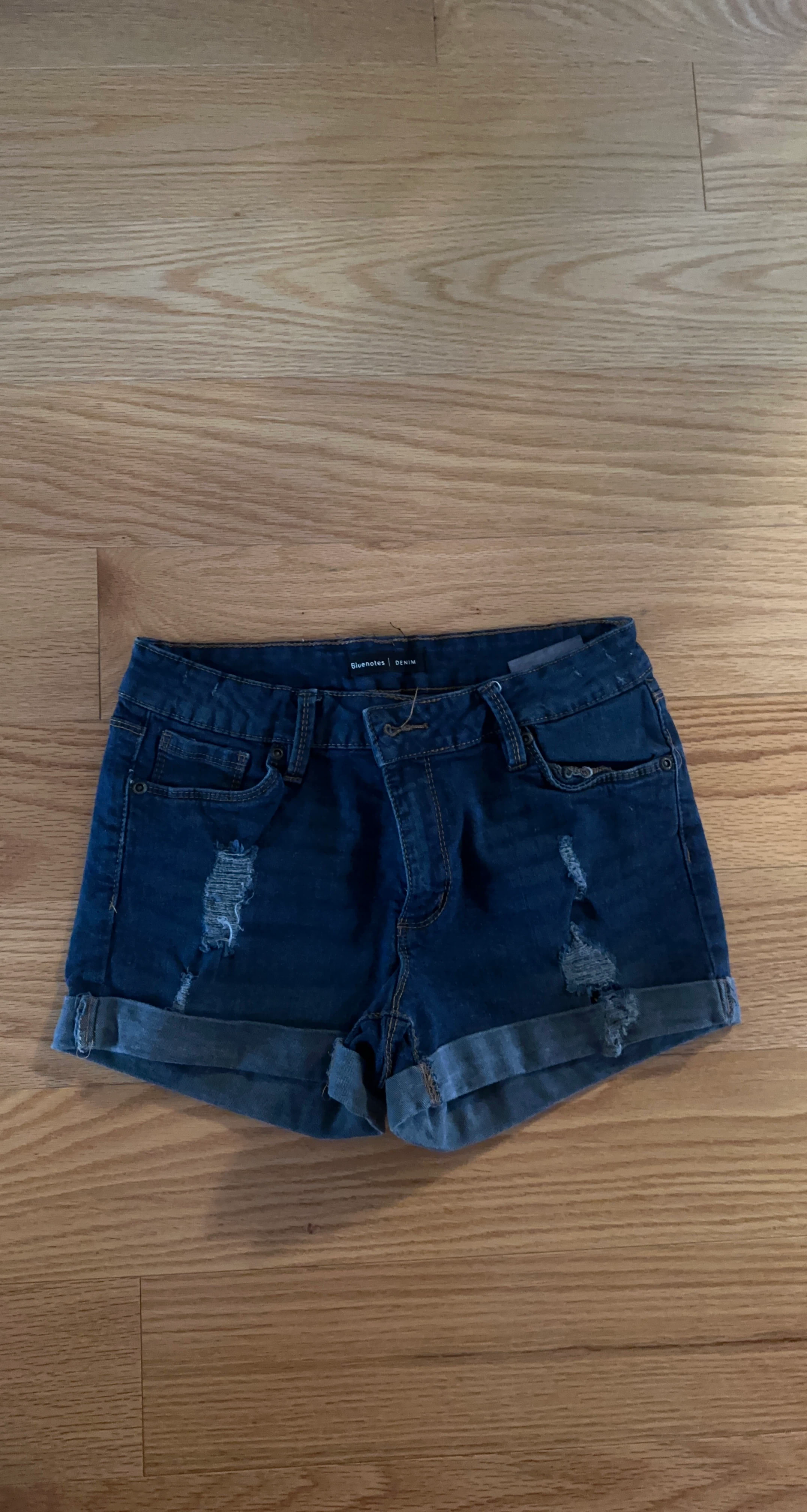 Bluenotes Denim Ripped Shorts