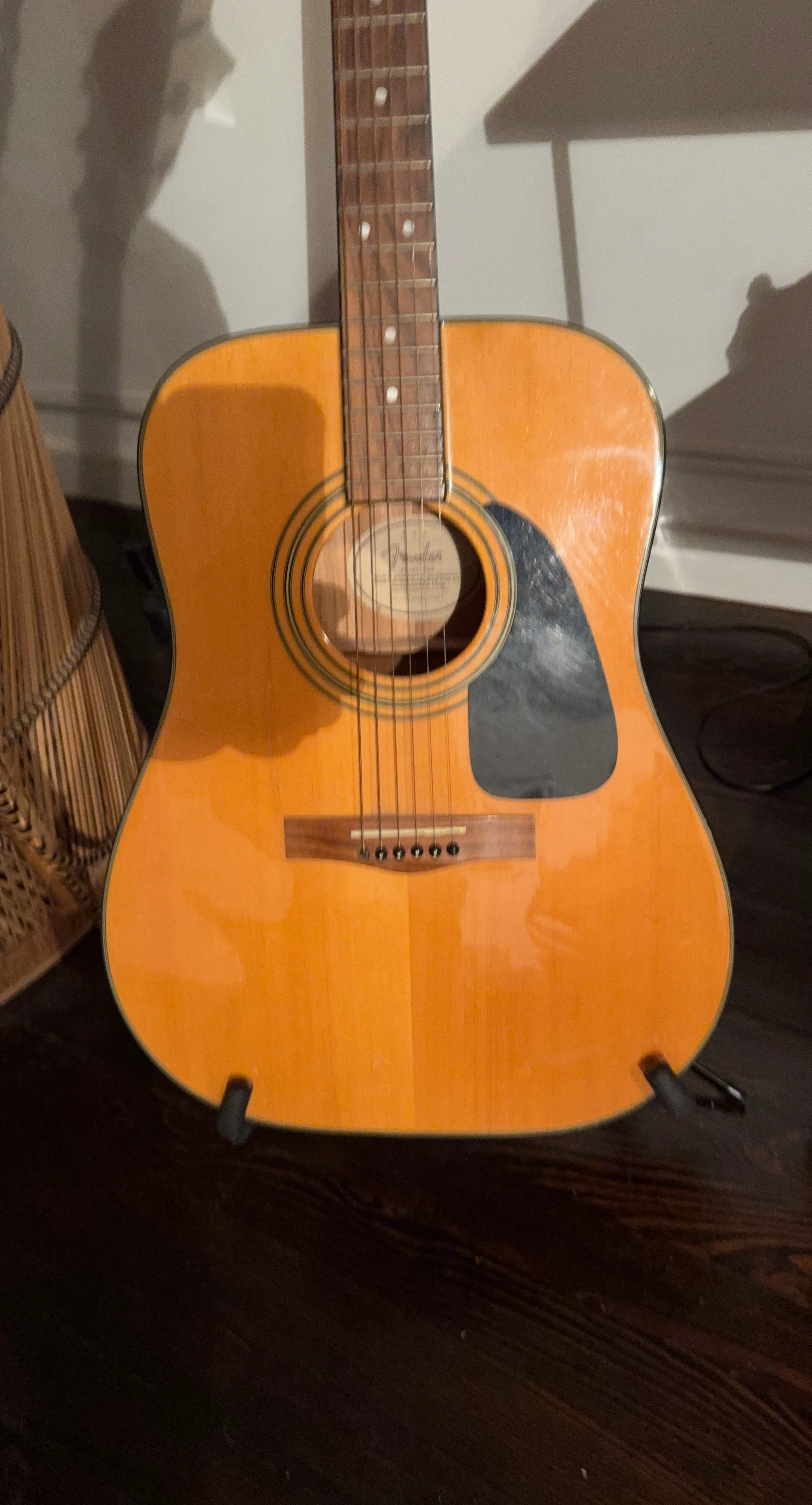 Fender DG 8S Natural Acoustic Guitar