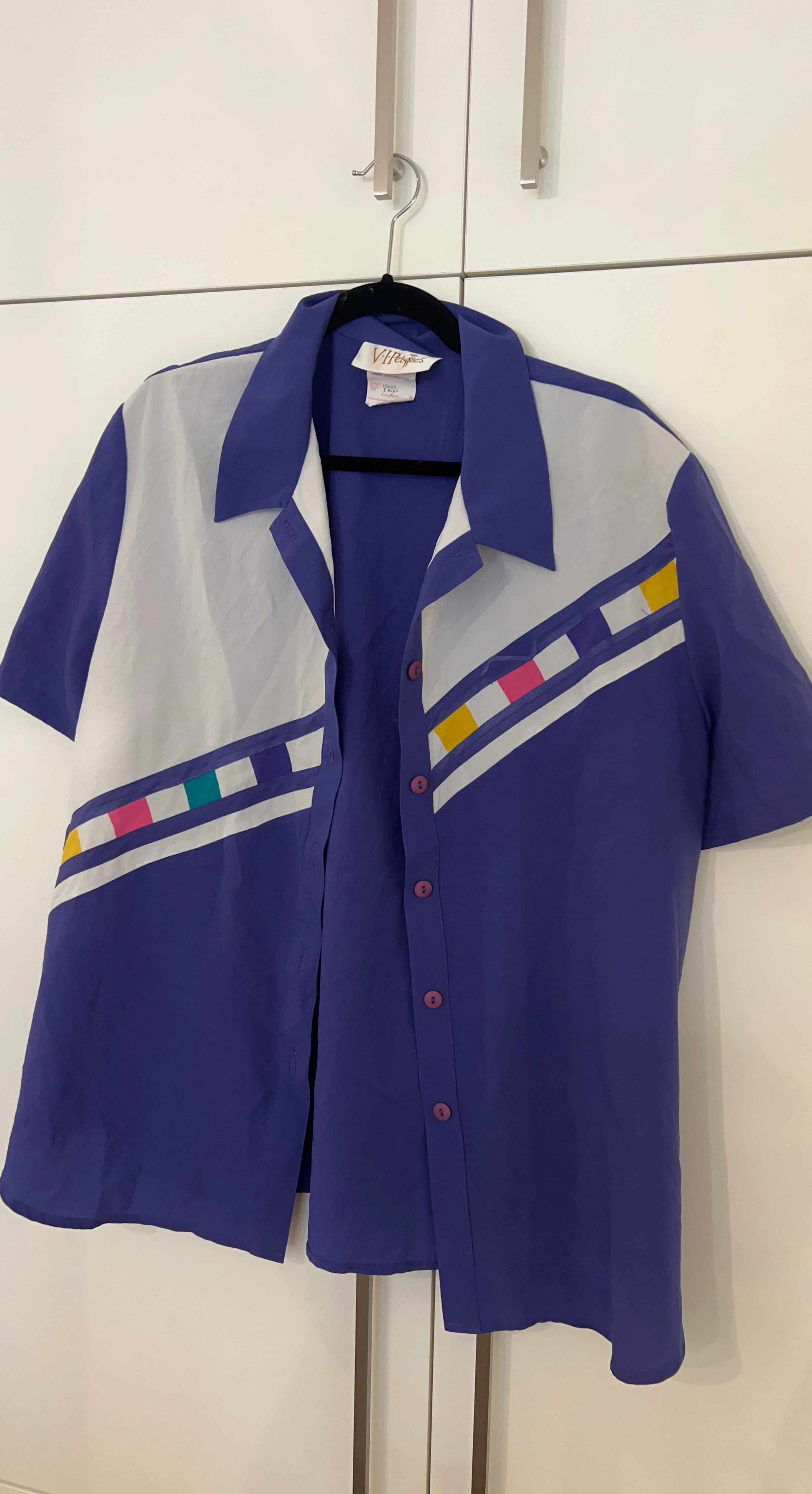 VIPetites Purple Short Sleeve Shirt