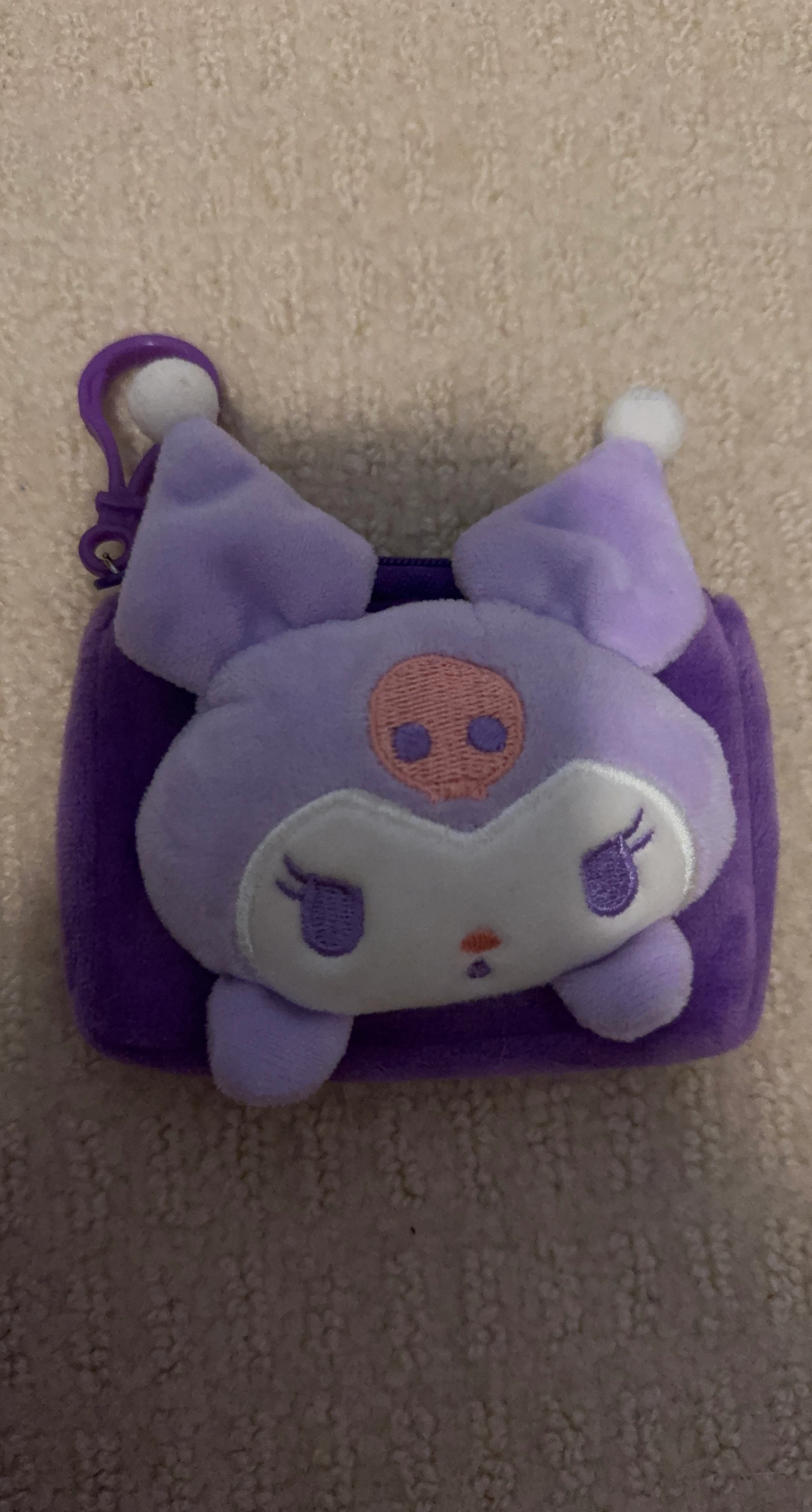 Kuromi Plush Coin Purse