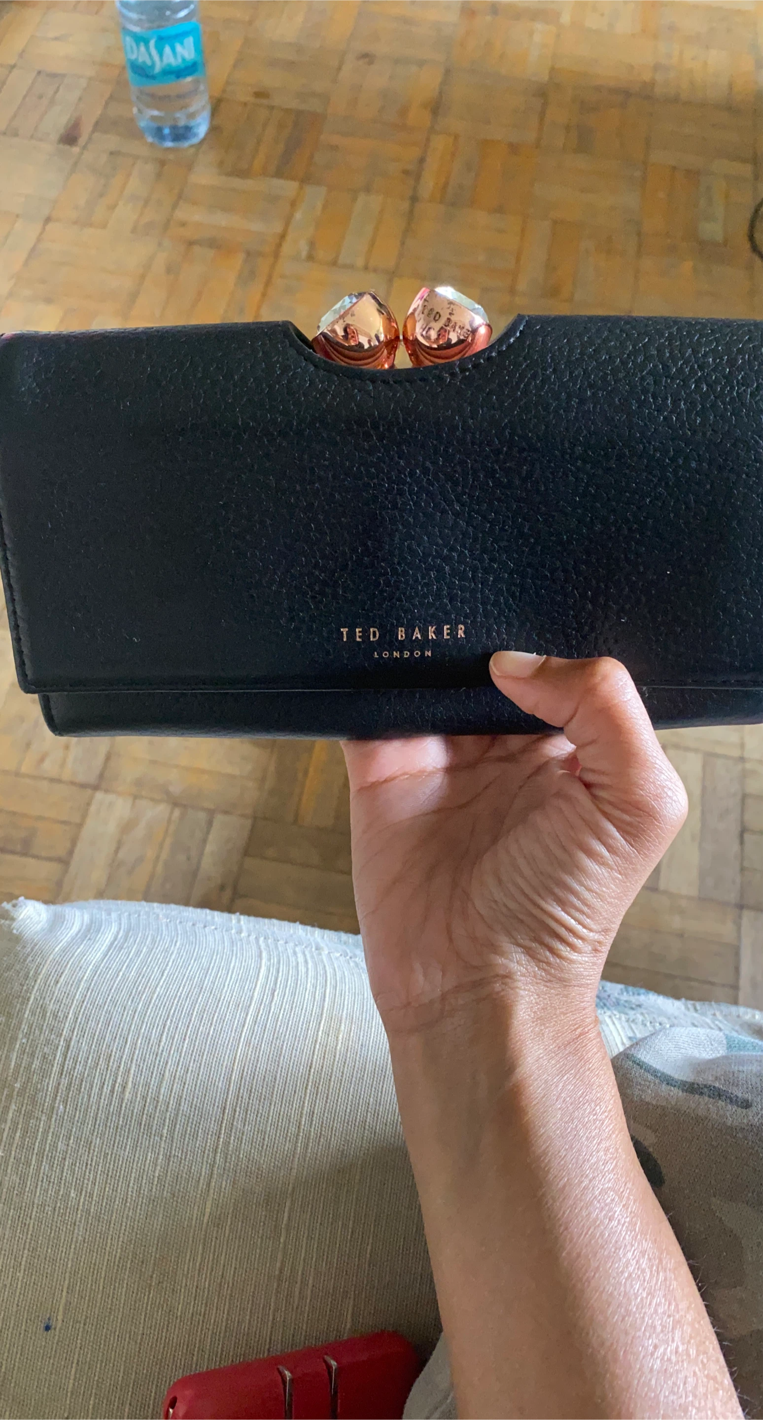 Ted Baker Black Leather Wallet