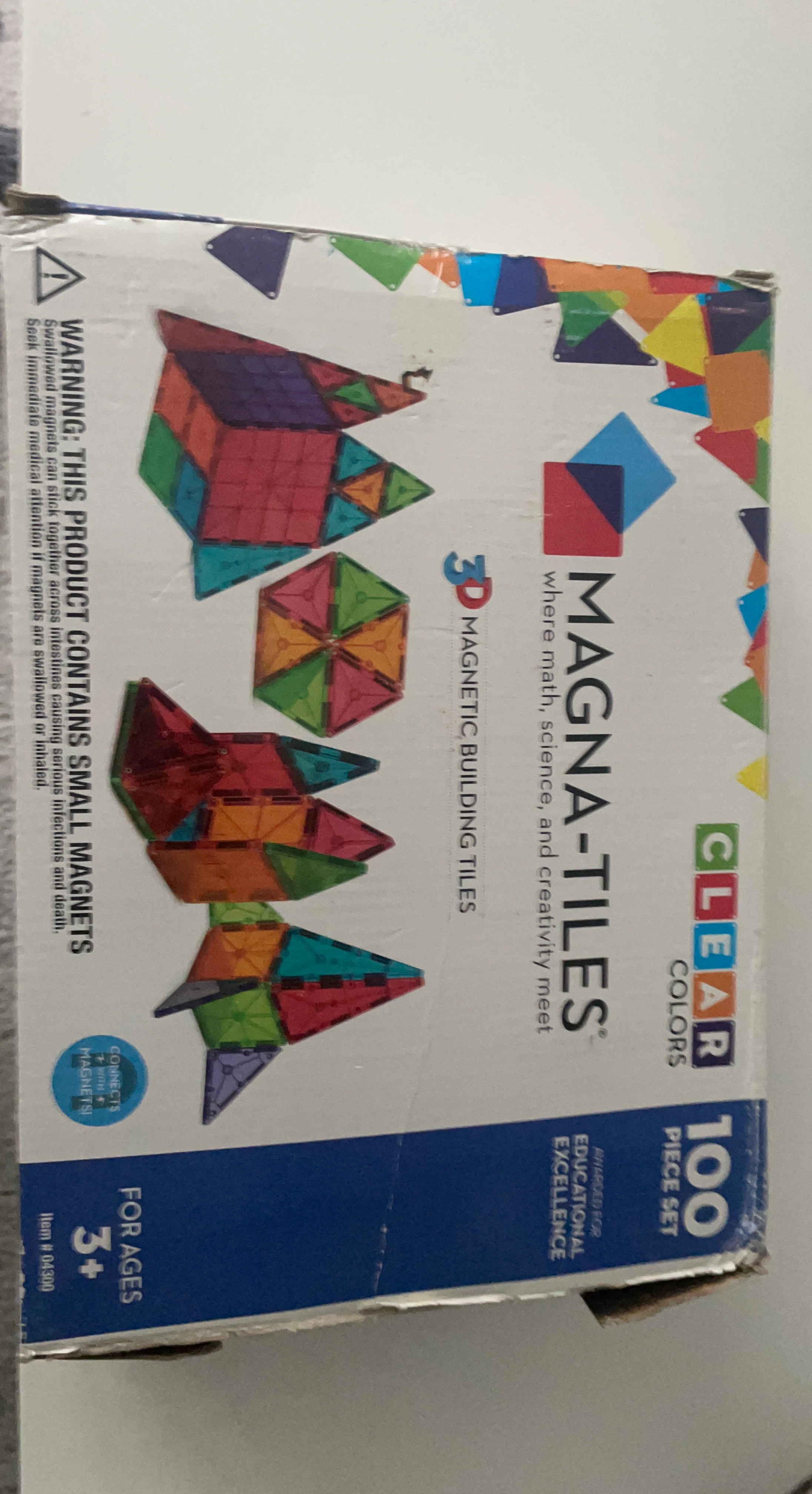 Magna-Tiles 100 Piece Set