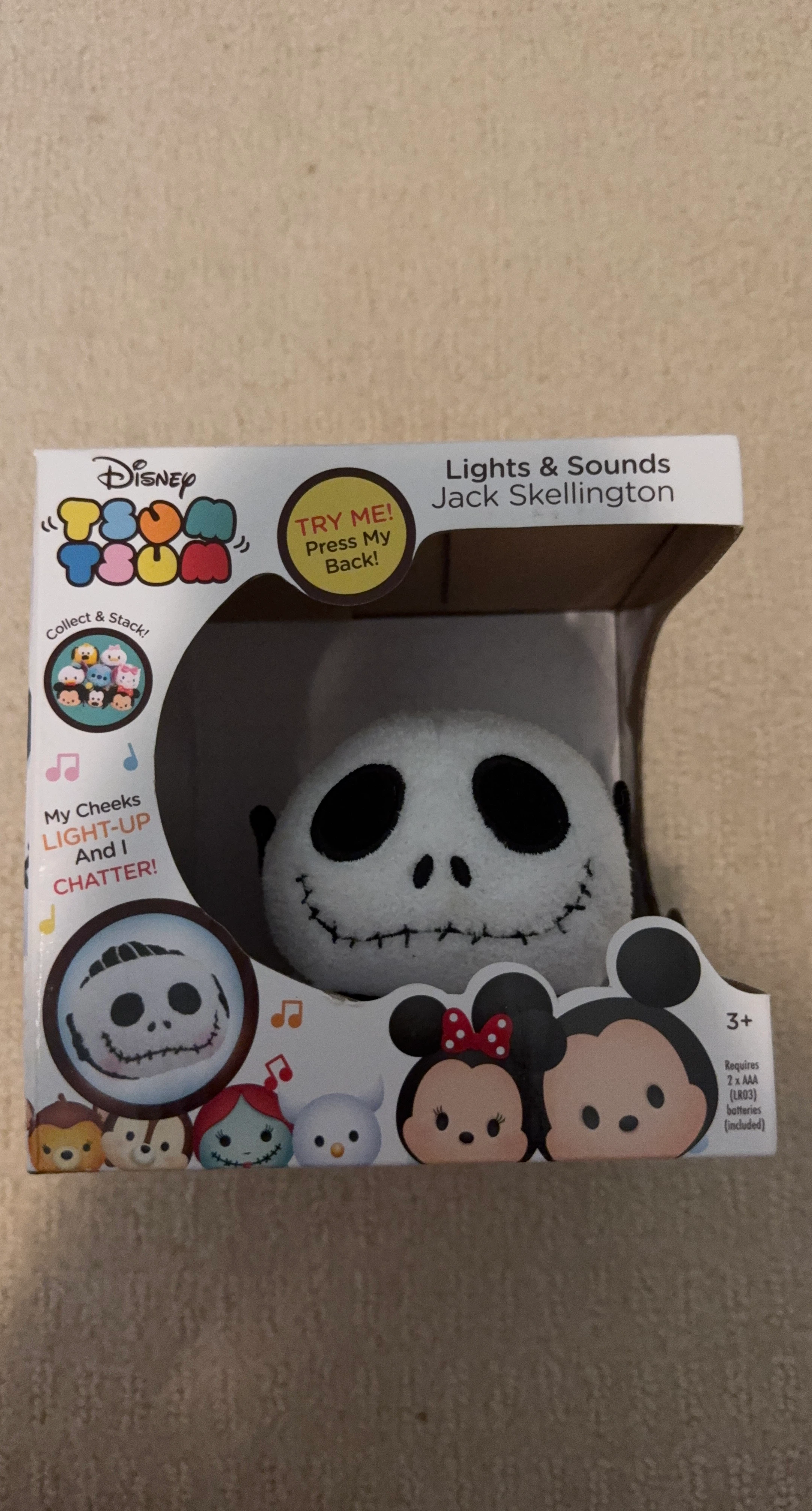 Disney Tsum Tsum Jack Skellington Lights & Sounds Plush