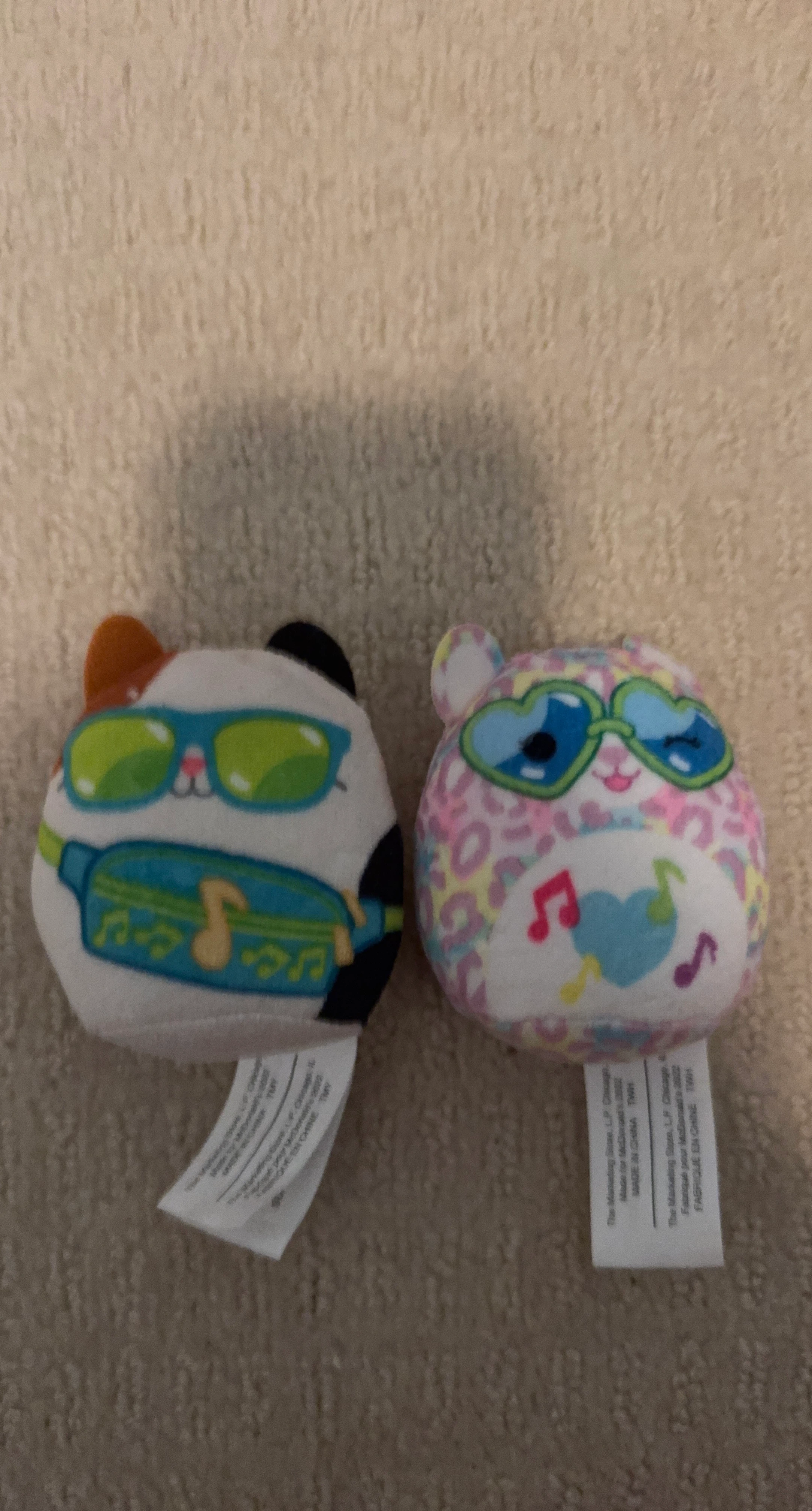 McDonald's 2002 Plush Toys - 2 Pack