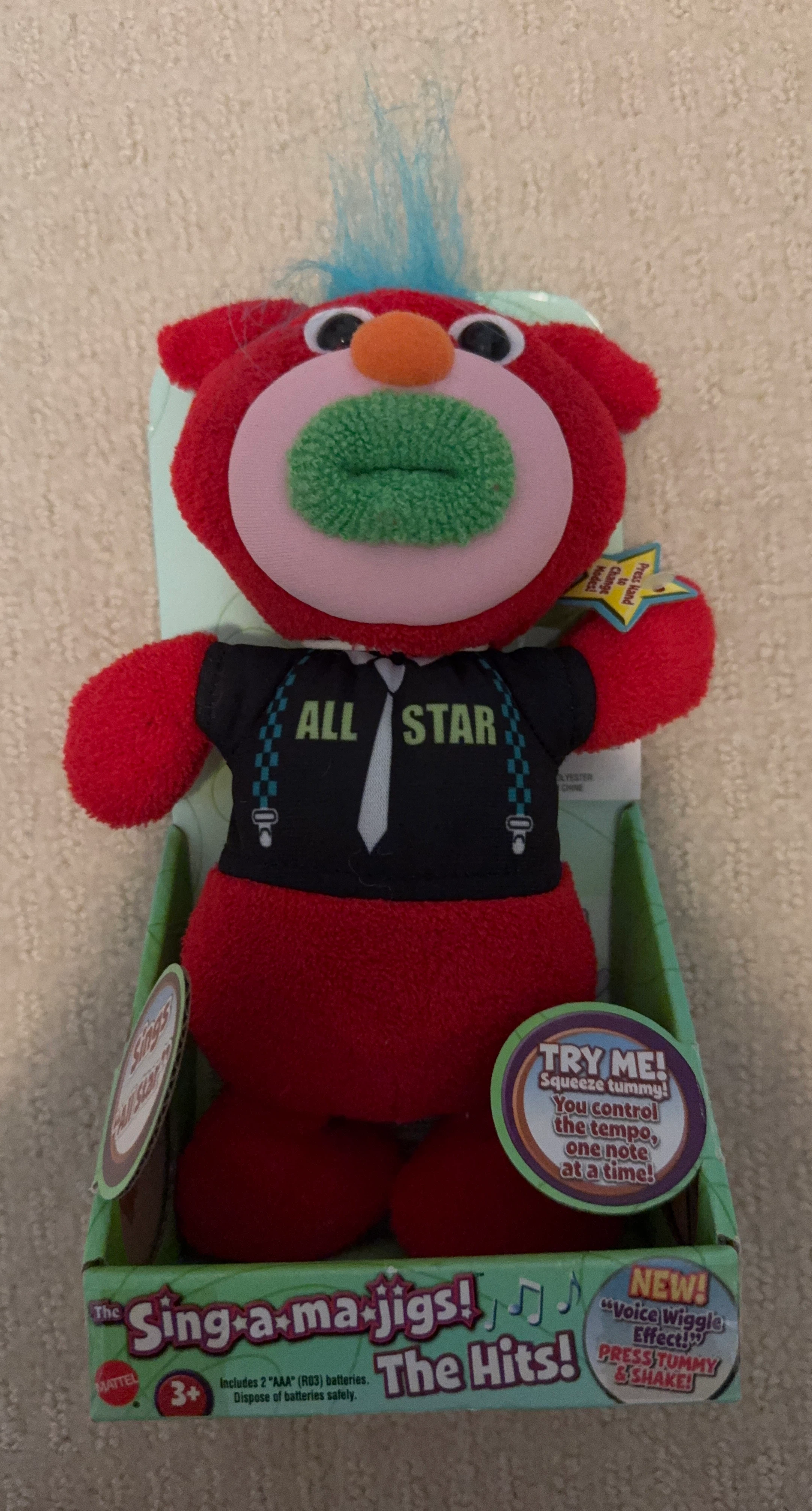 Mattel Sing-a-ma-jigs The Hits "All Star" Talking Toy