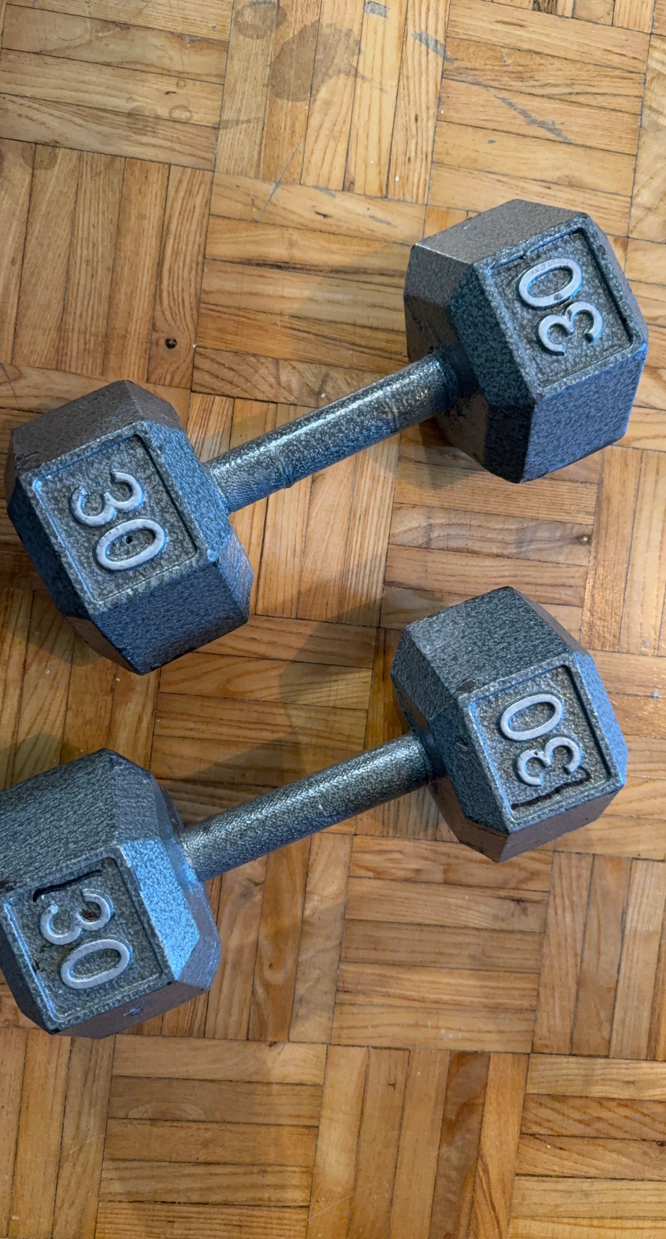 Pair of 30 lb Dumbbells