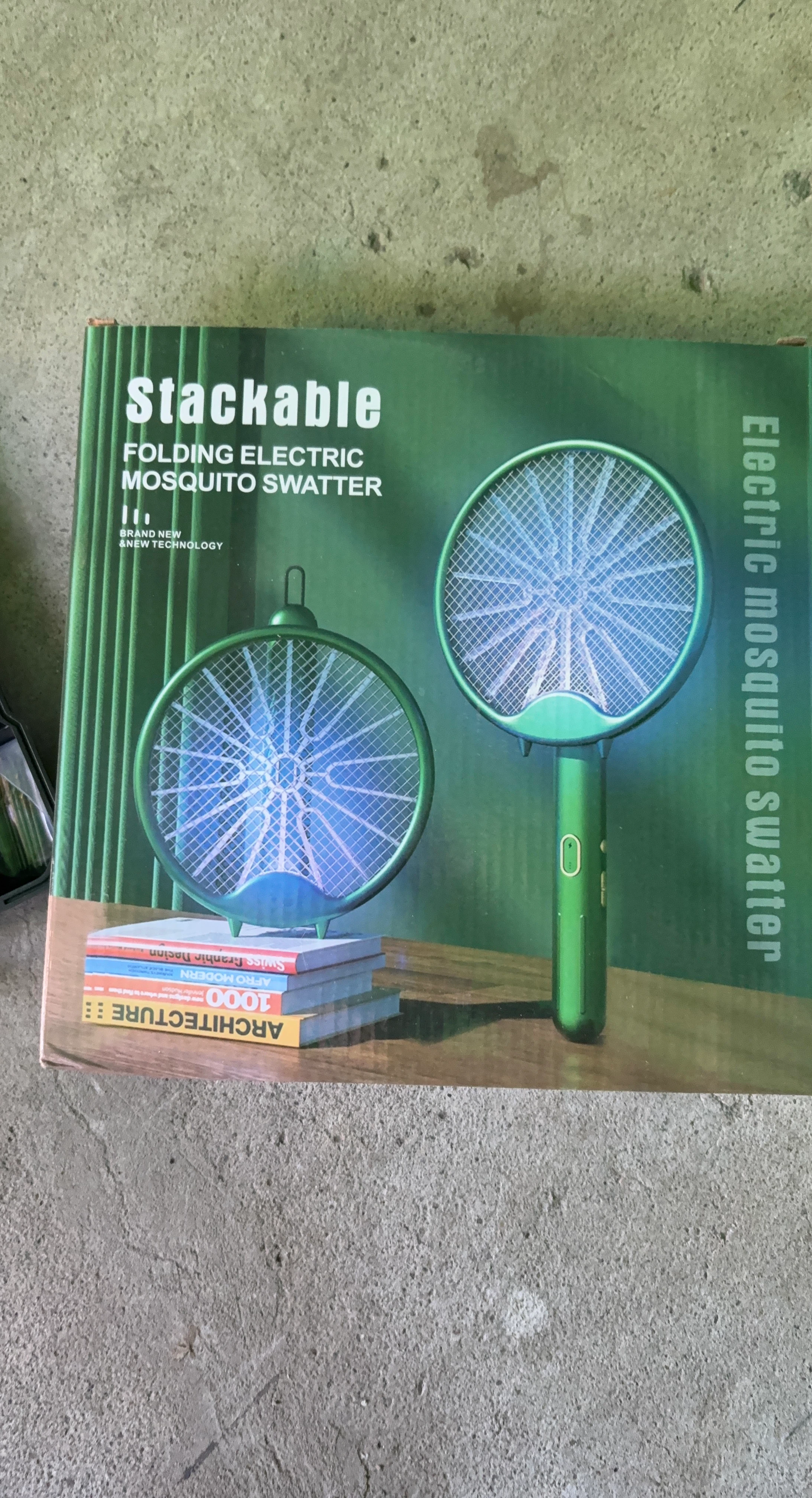 Stackable Folding Electric Mosquito Swatter