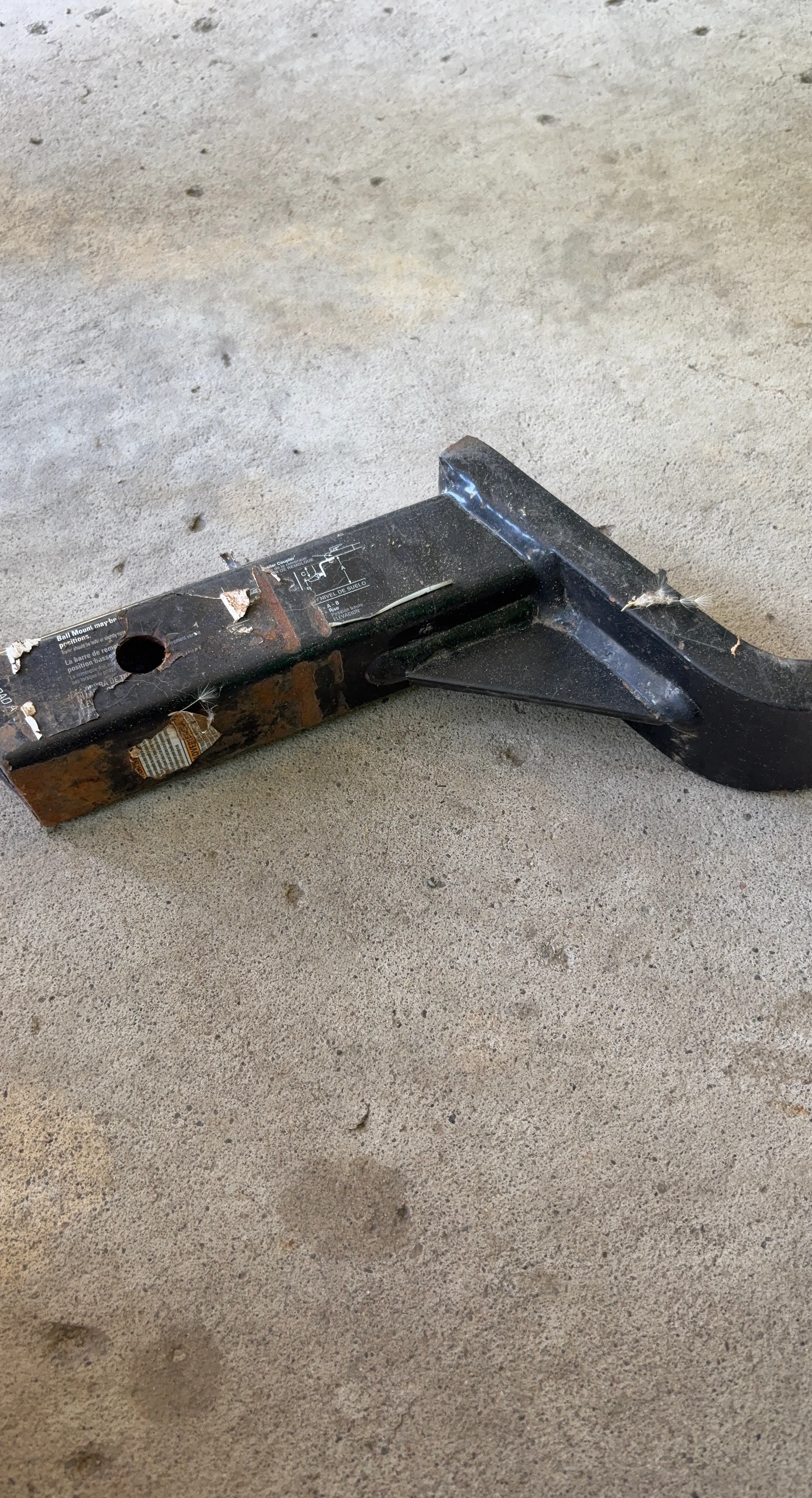 Ball Mount Hitch Receiver