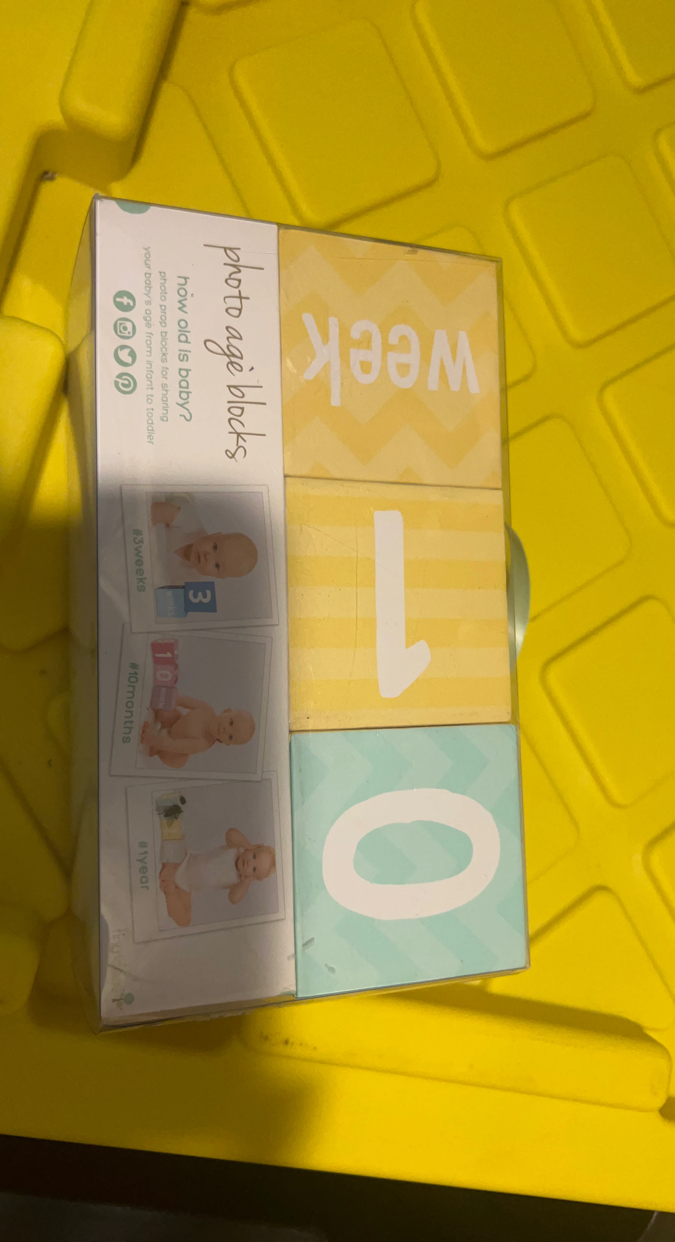 Photo Age Blocks - Baby's First Year