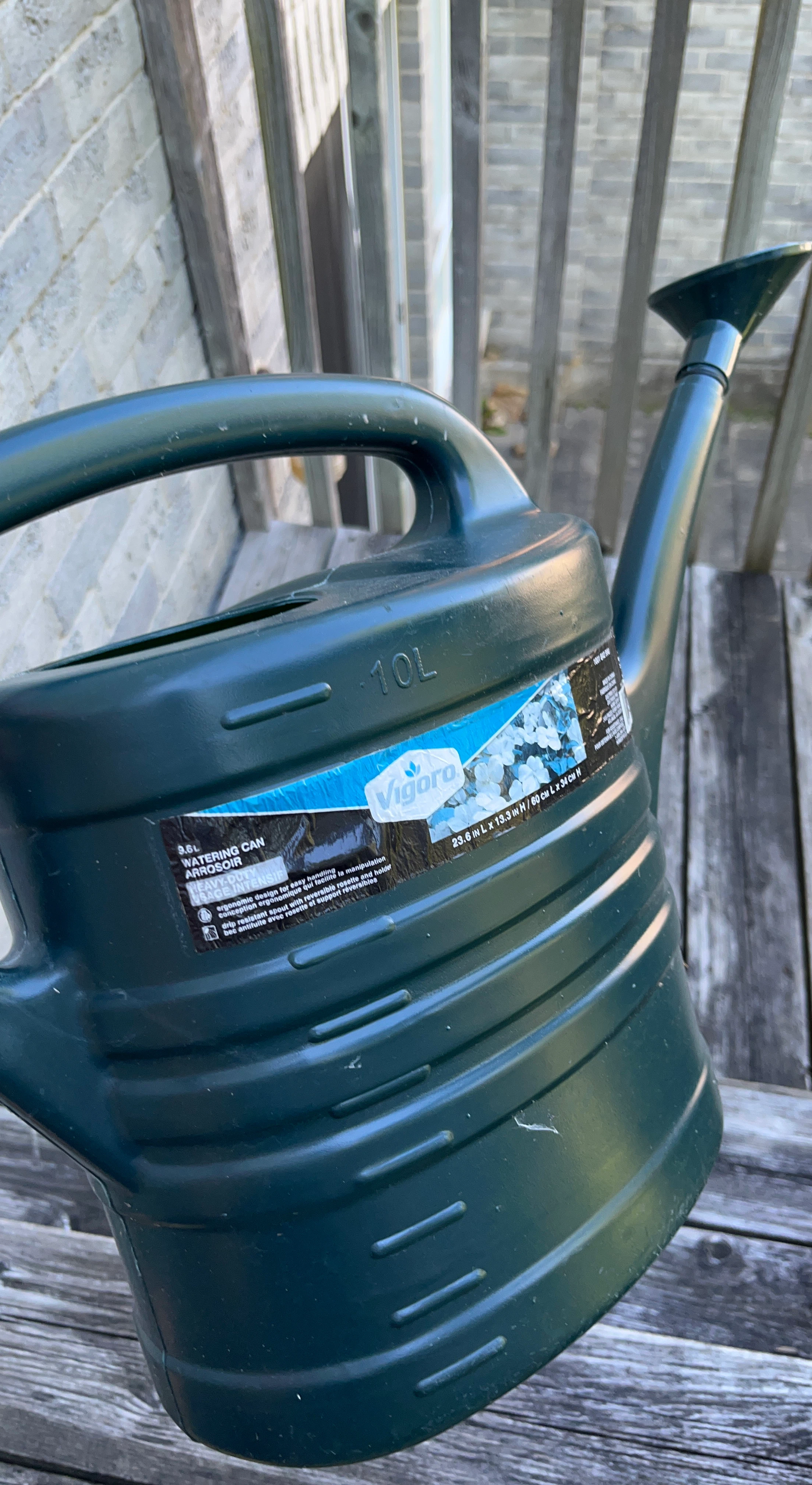 Vigoro 9.6L Watering Can