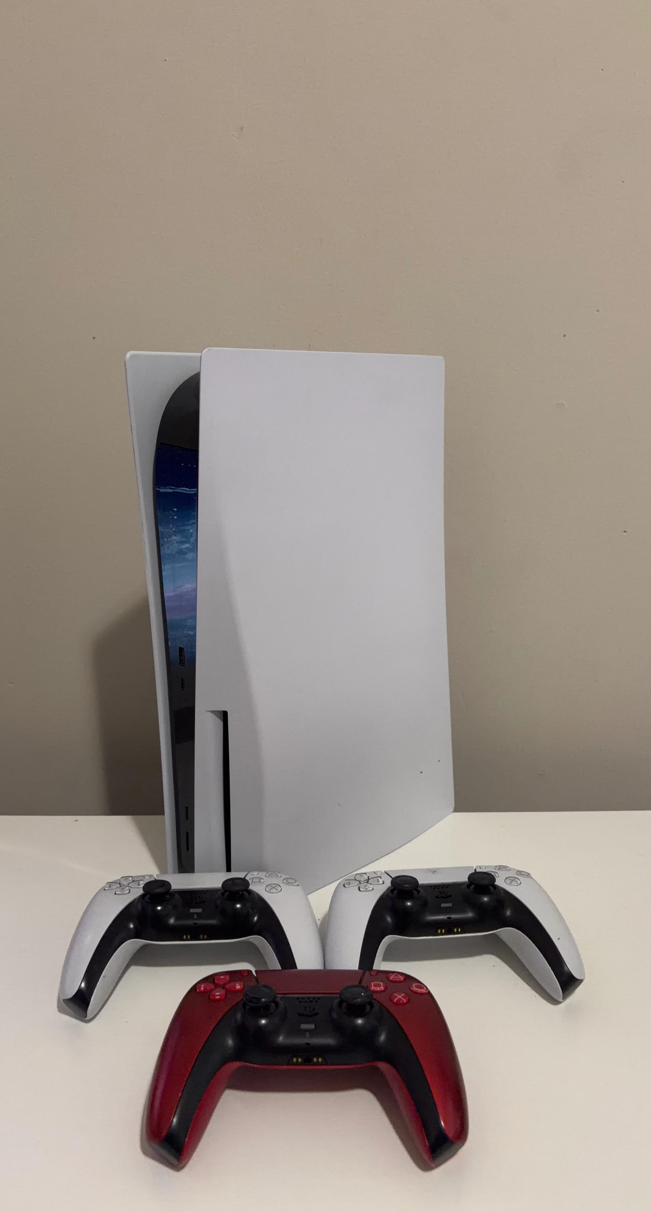 PlayStation 5 Console with 3 Controllers