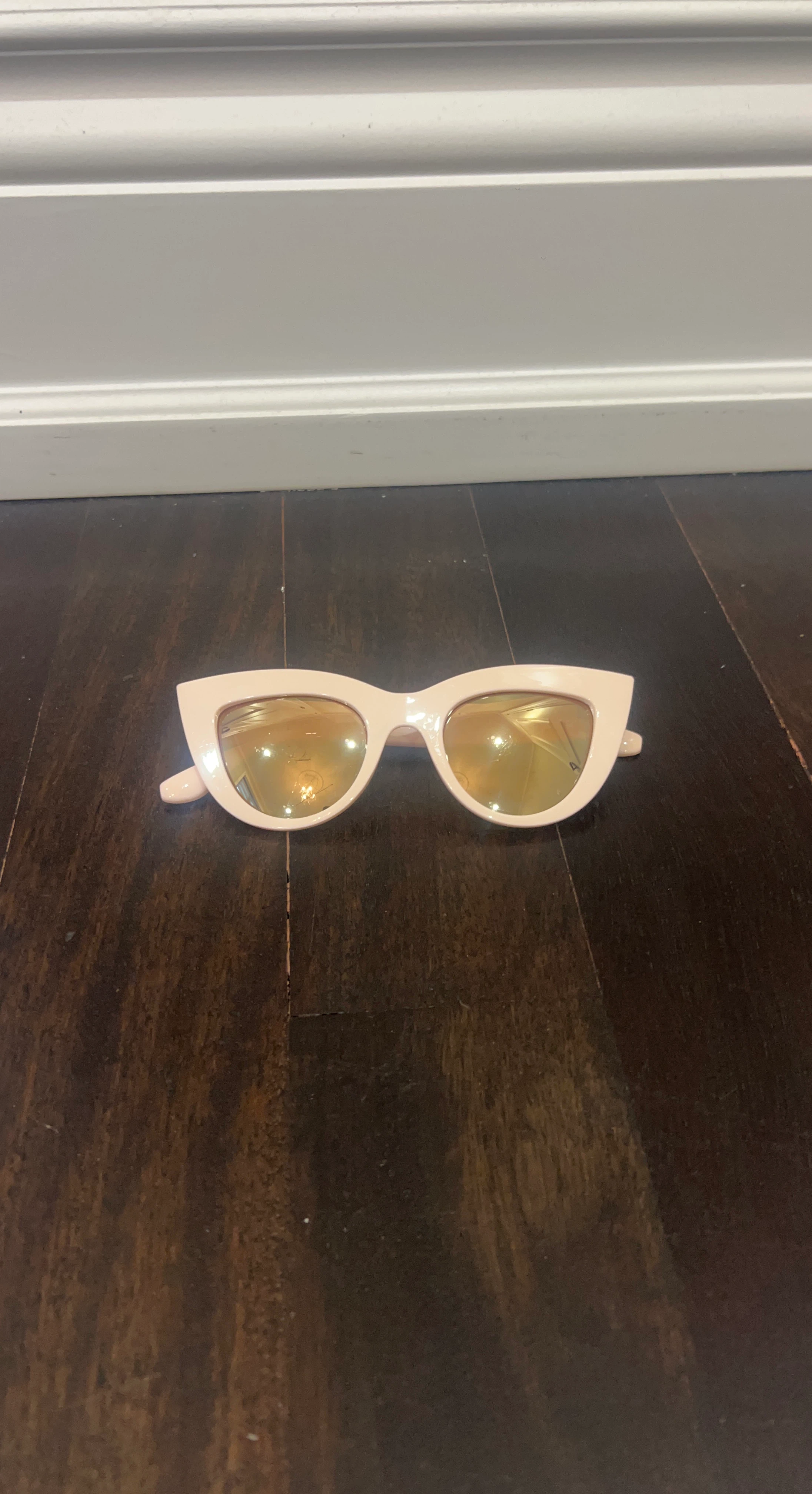 Light Pink Cat-Eye Sunglasses