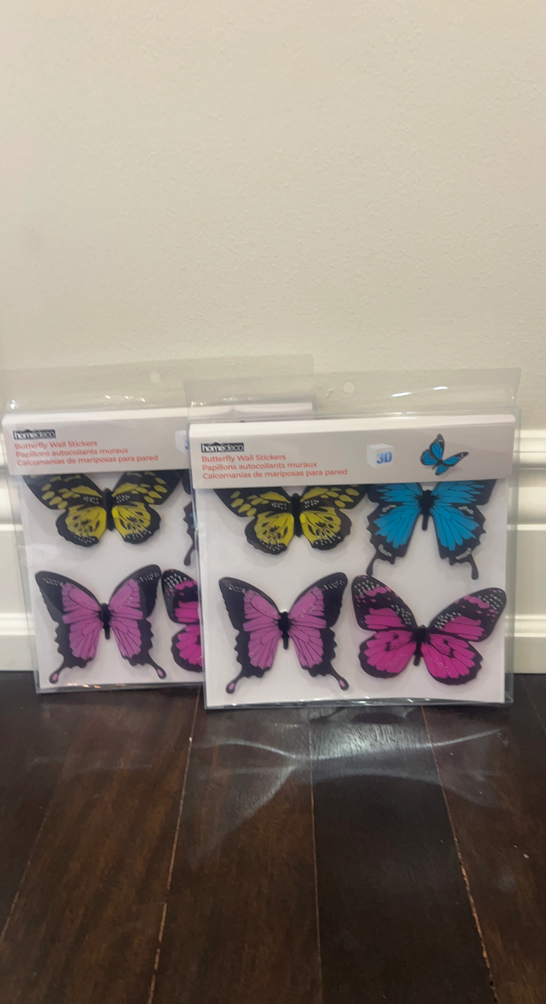 Butterfly Wall Stickers (Set of 2)