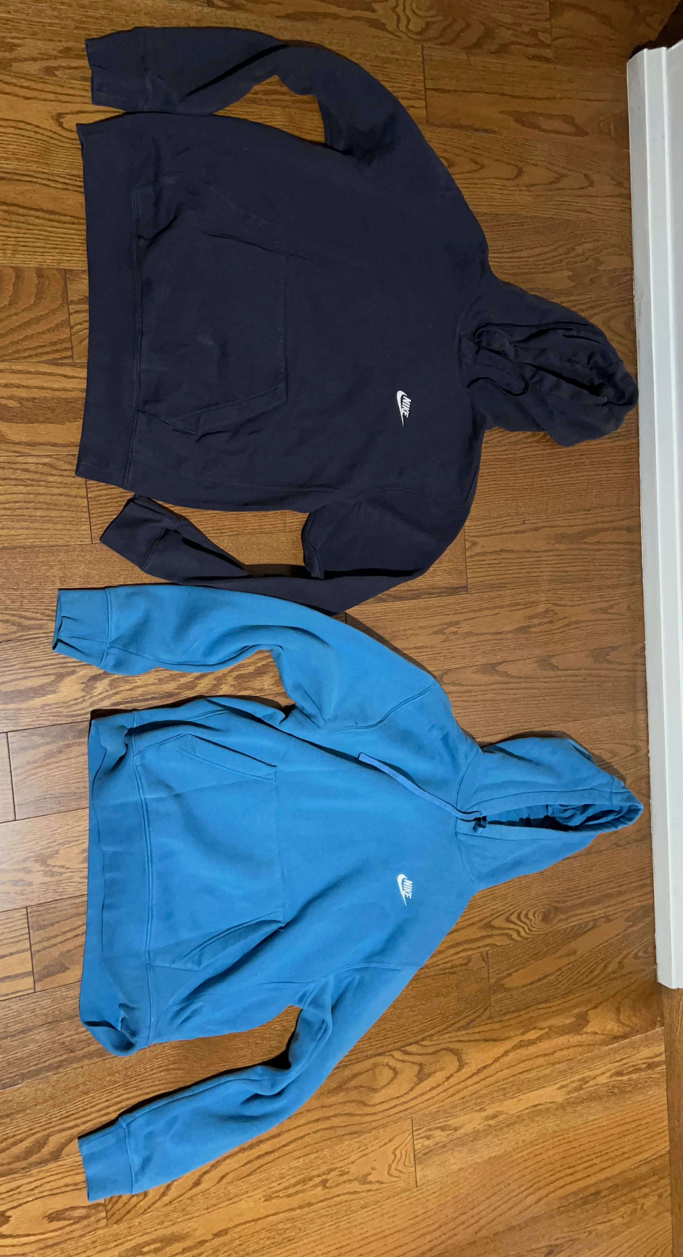 Nike Hoodies (2) - Navy and Blue