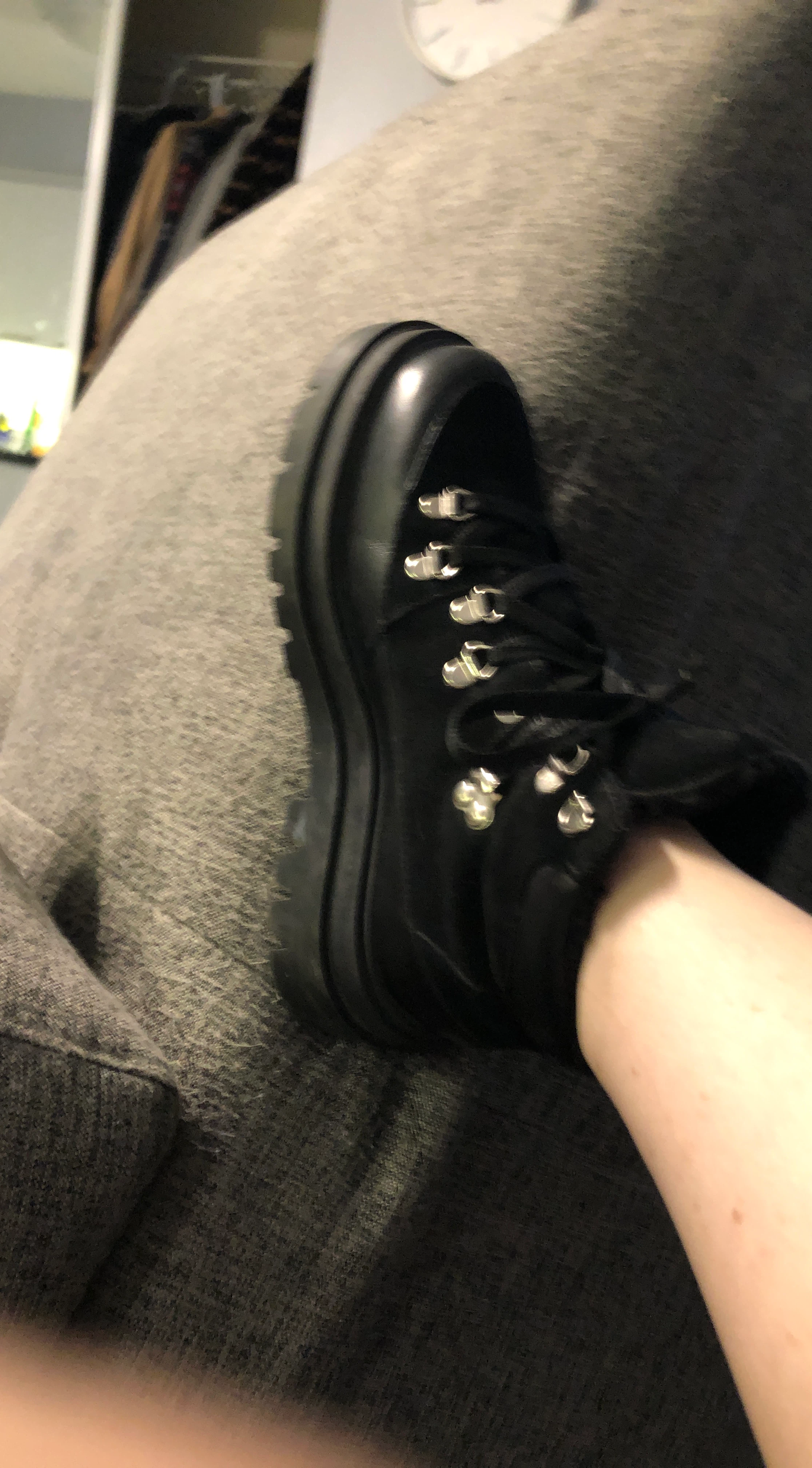 Black Hiking Boots