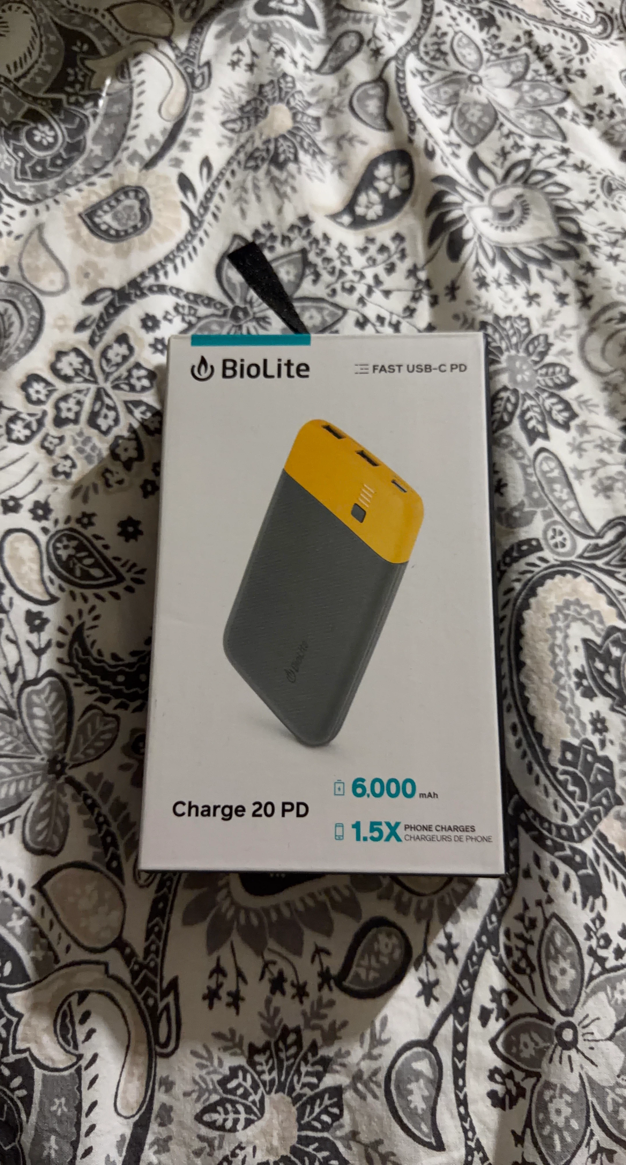 BioLite Charge 20 PD Power Bank - 6,000 mAh