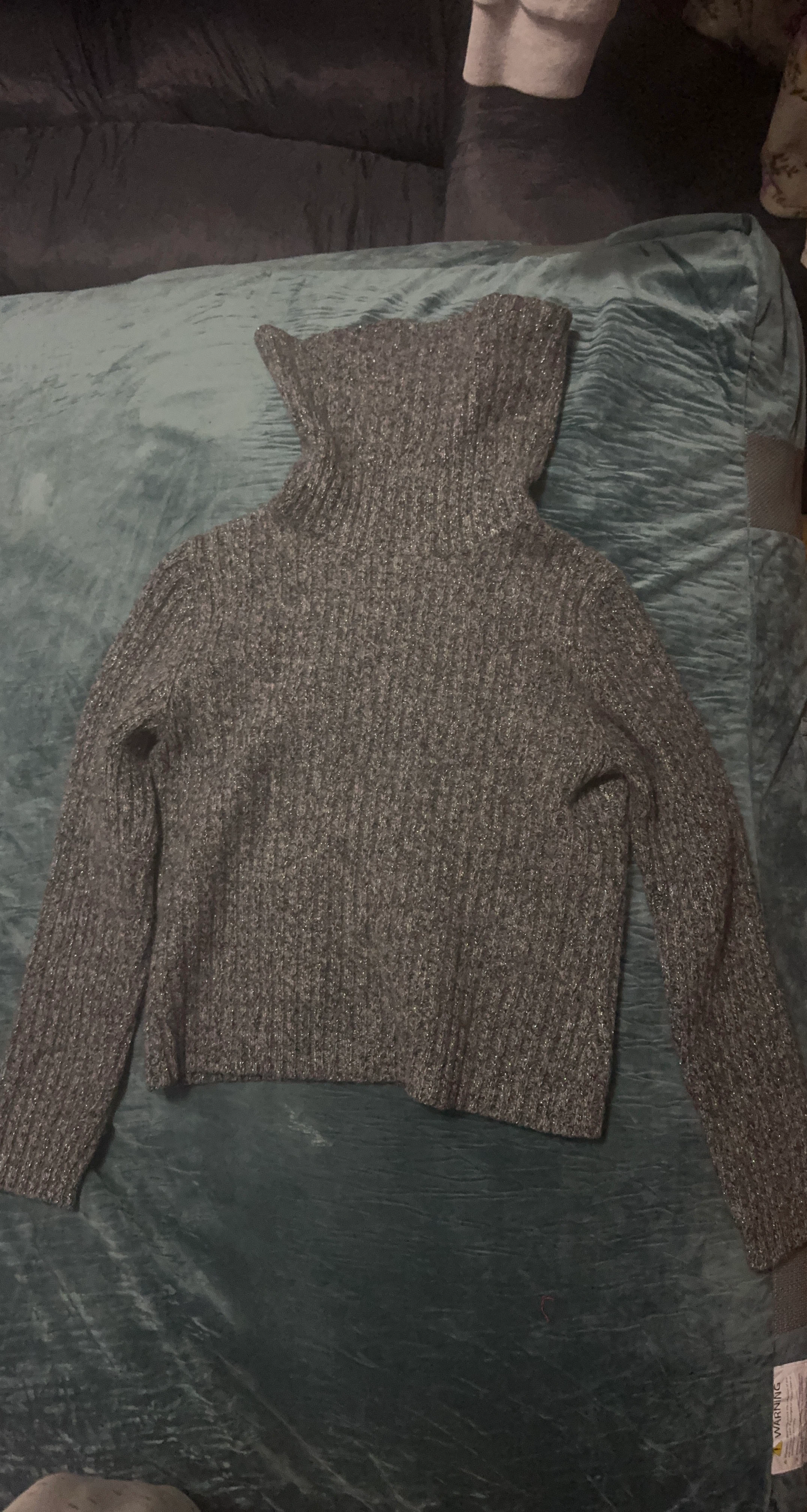 Old Navy Grey Turtleneck Sweater