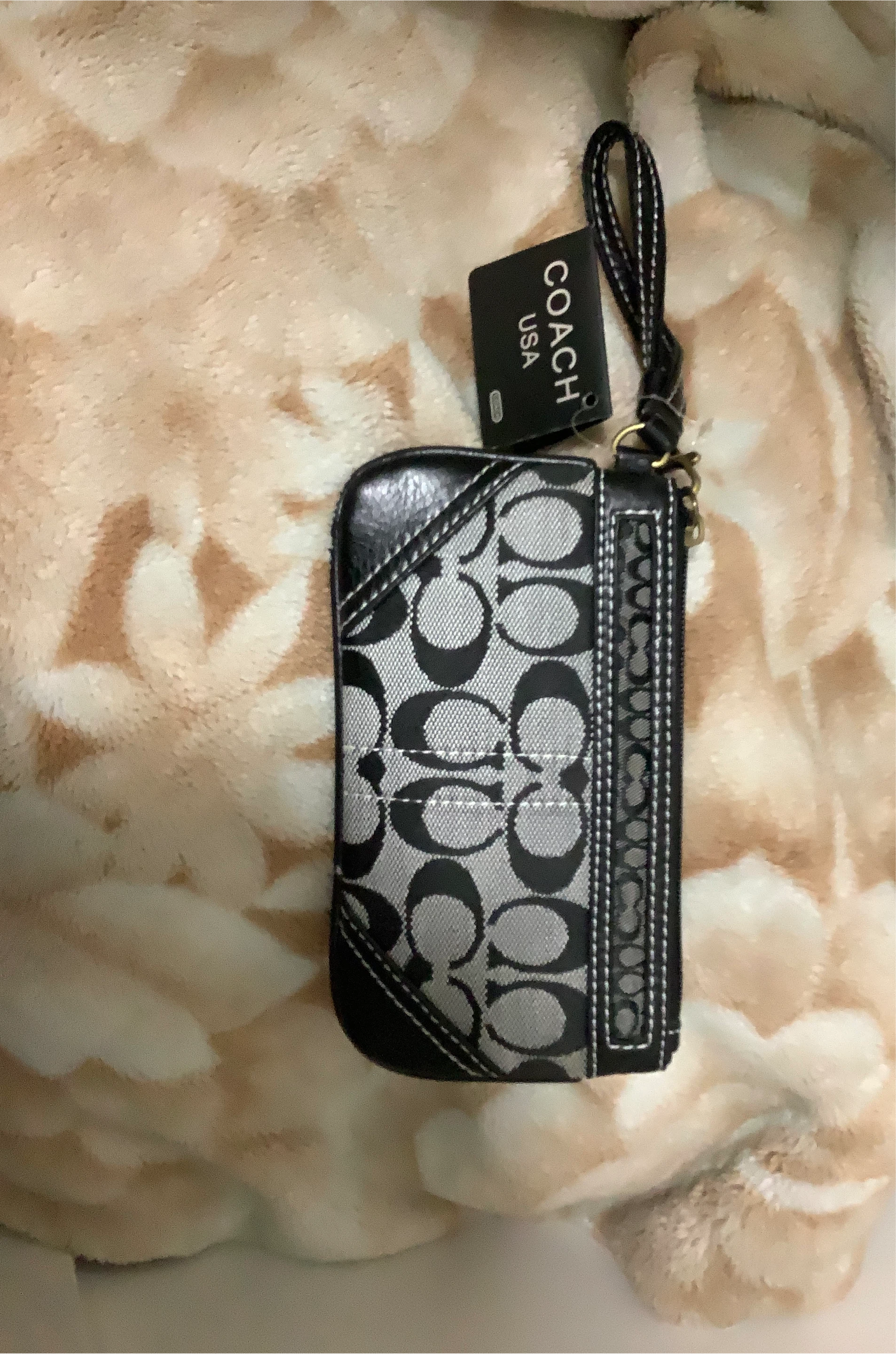 Coach Signature C Wristlet Pouch