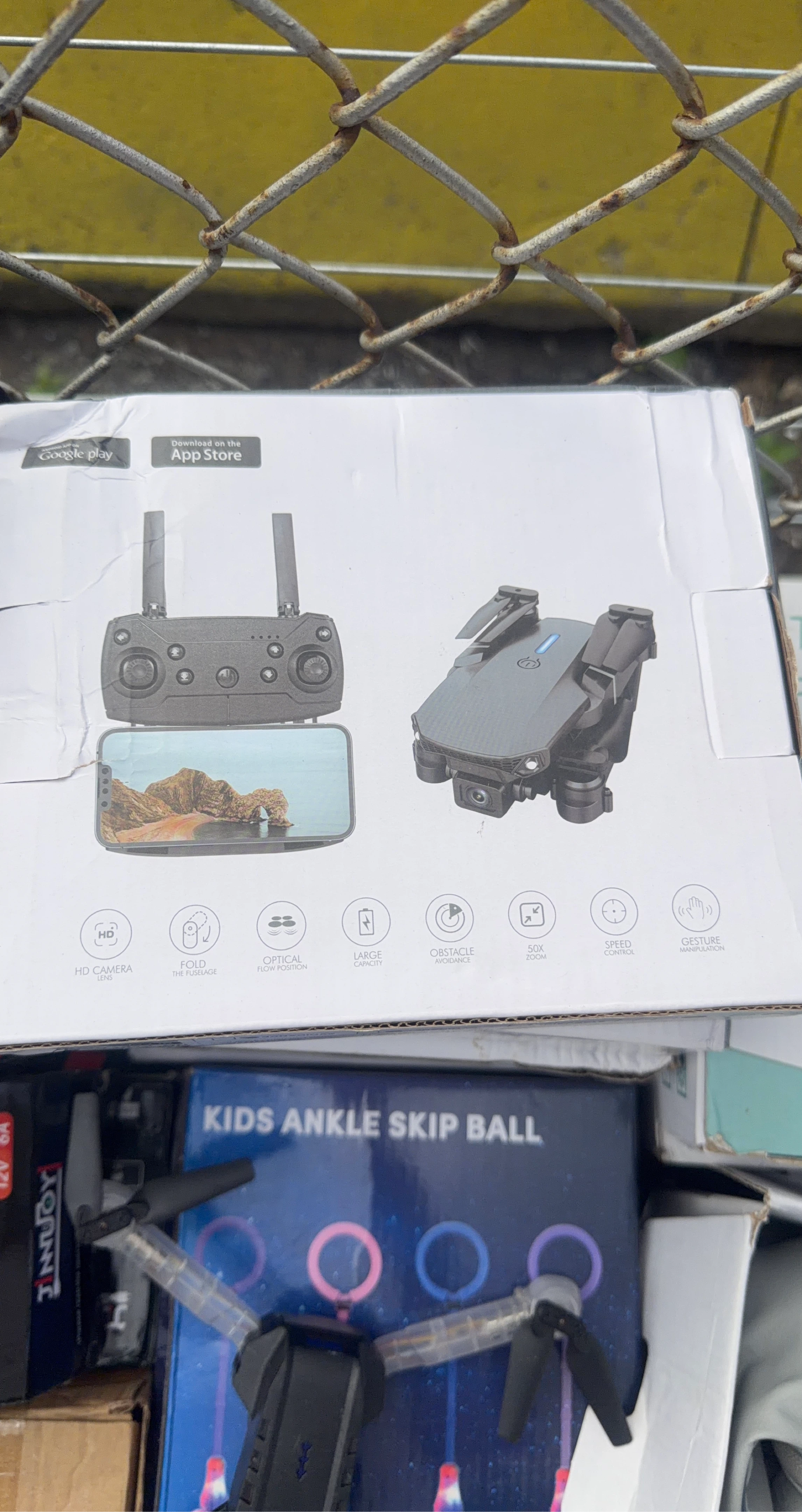 Foldable HD Camera Drone with Remote & App Control