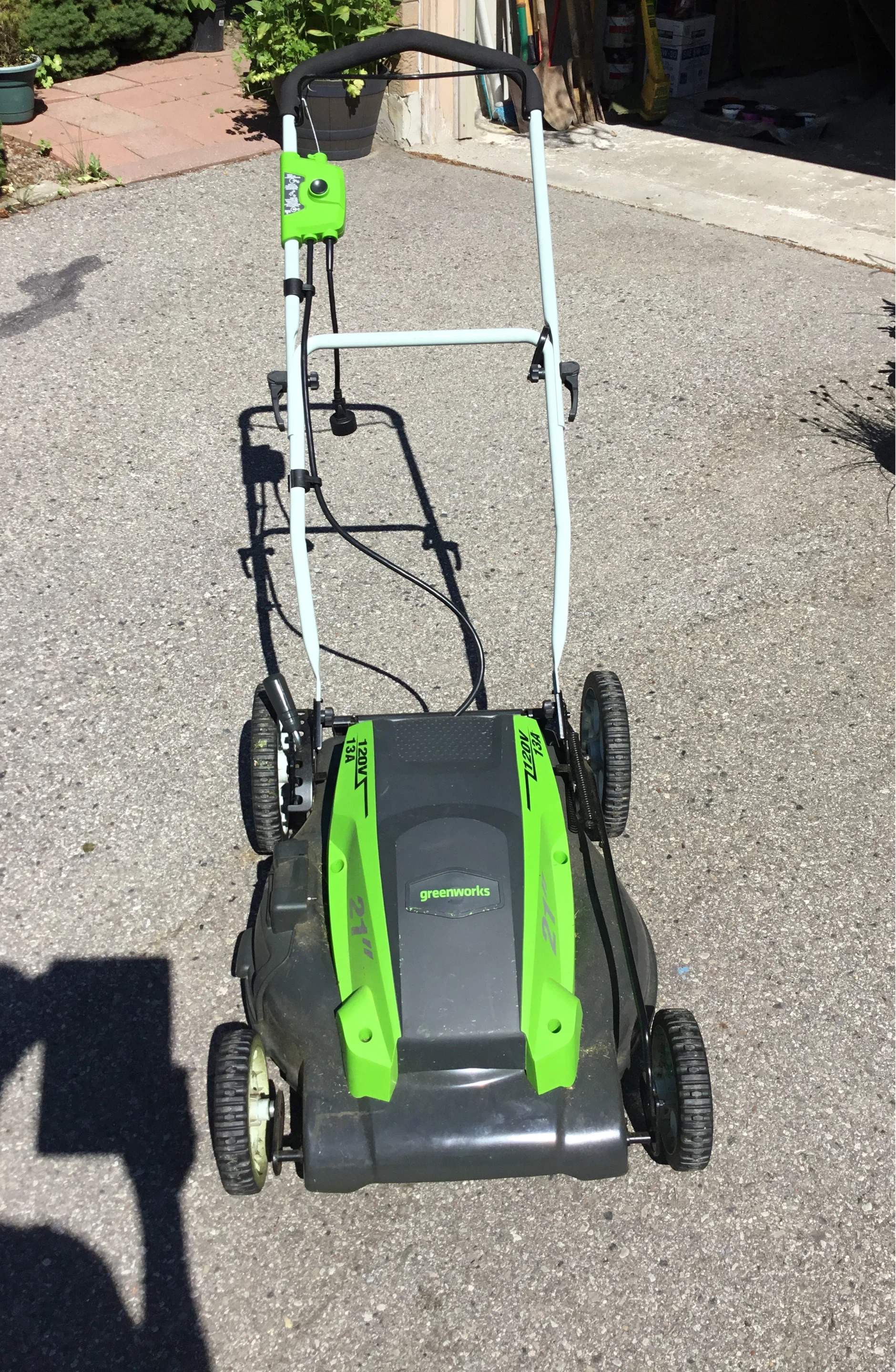 Greenworks 21" Corded Electric Mower 120V 13A