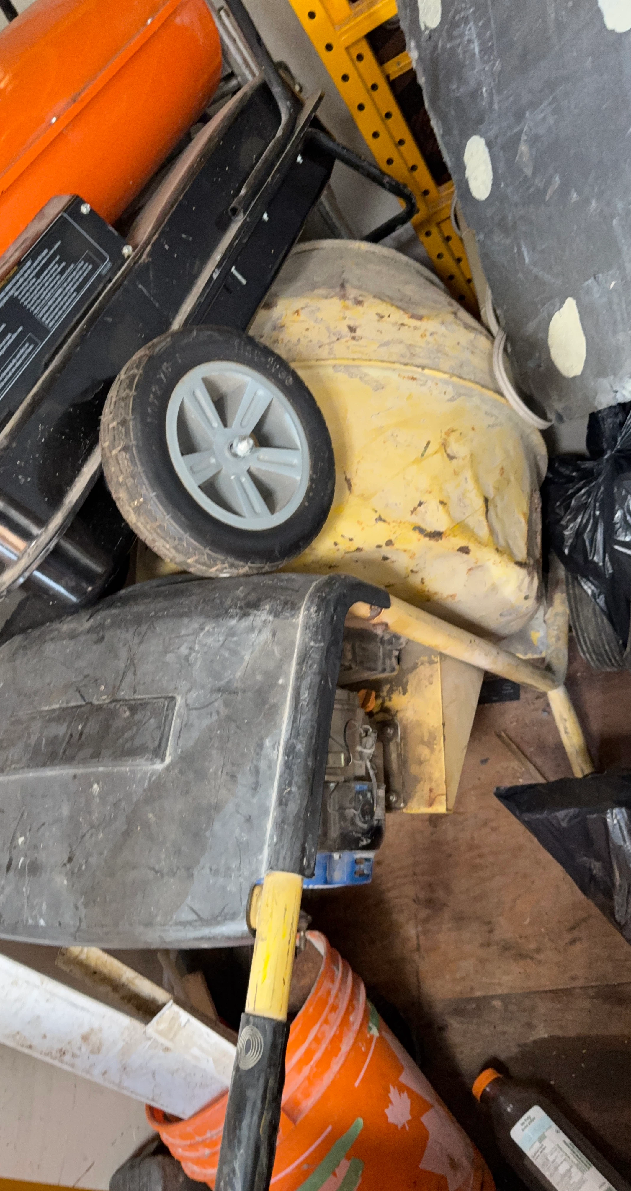 Yellow Cement Mixer
